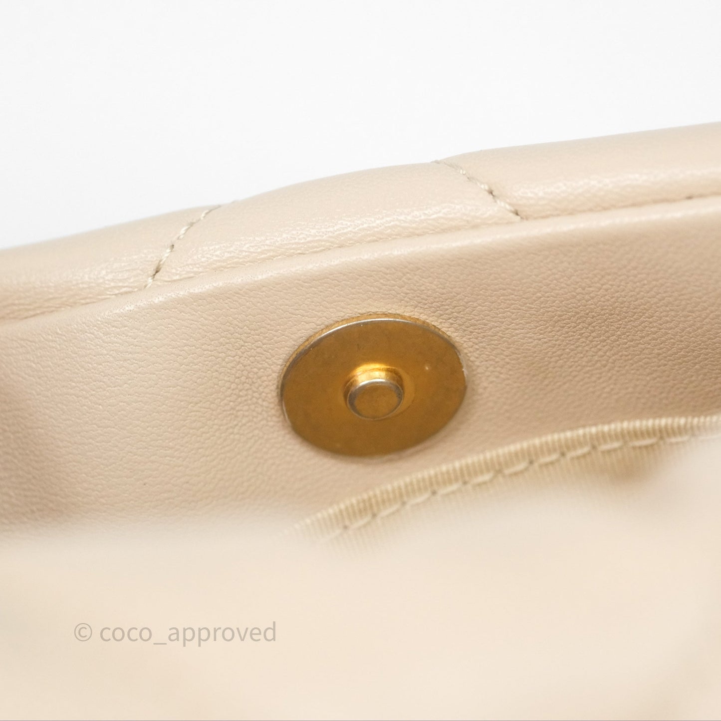 Chanel 19 Small Beige Mixed Hardware