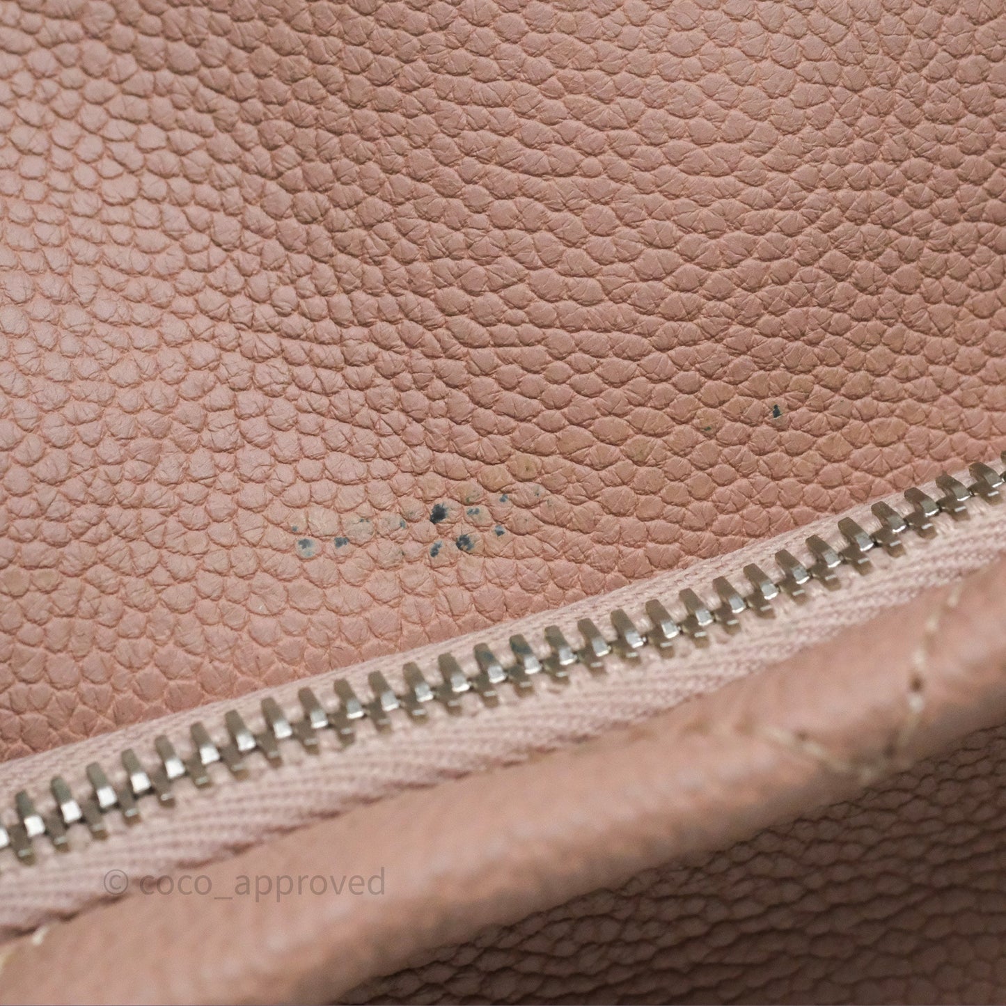 Chanel Quilted Tote Bag Pink Caviar Silver Hardware