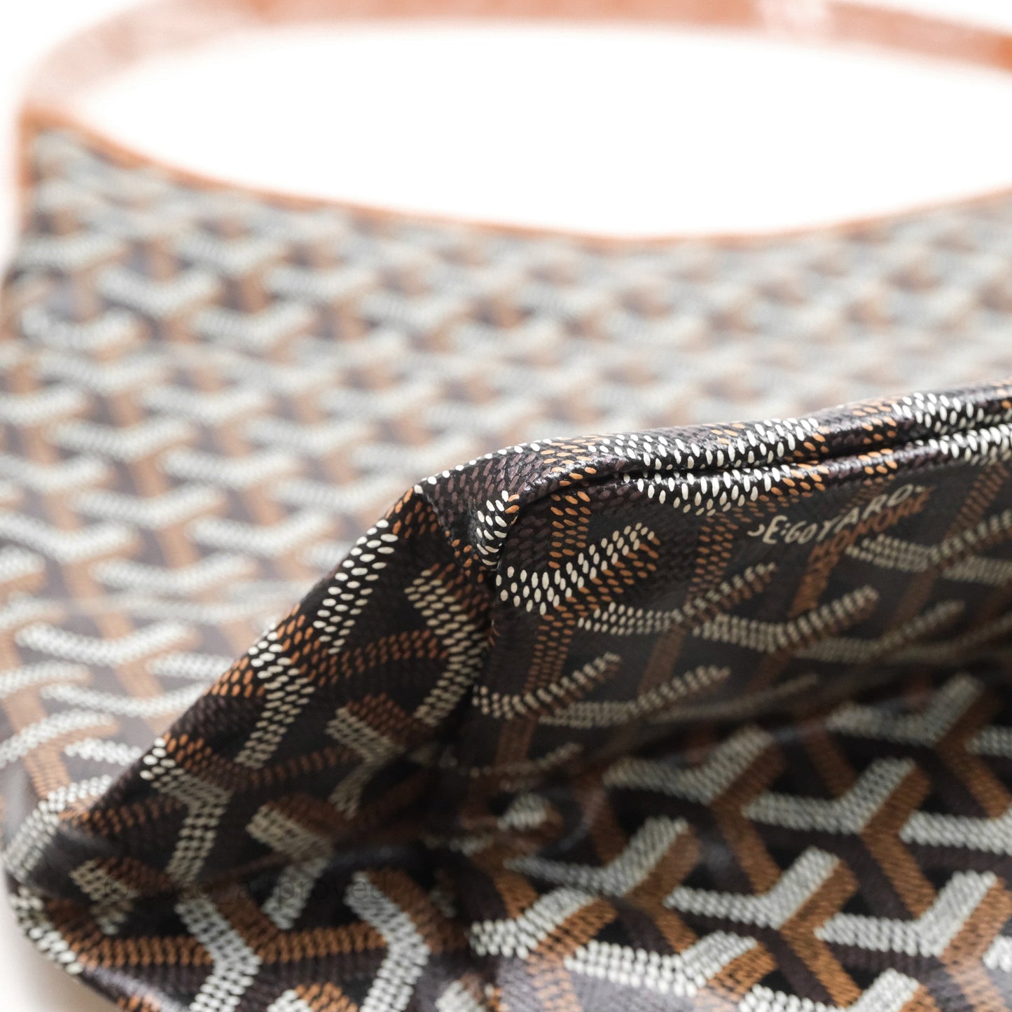 Goyard Bohème Hobo Bag Black & Tan