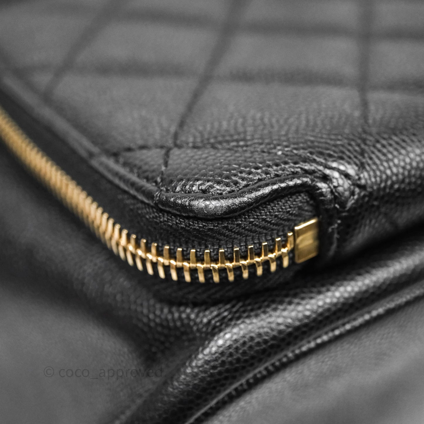 Chanel Quilted Business Affinity Backpack Black Caviar Gold Hardware