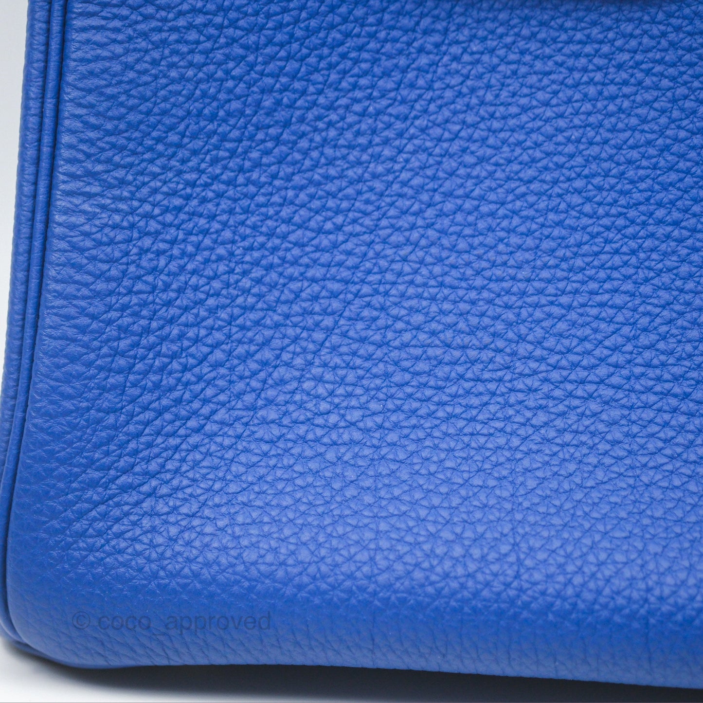 Hermès Birkin 30 Retourne HSS Blue Gris Clemence Brushed Gold Hardware