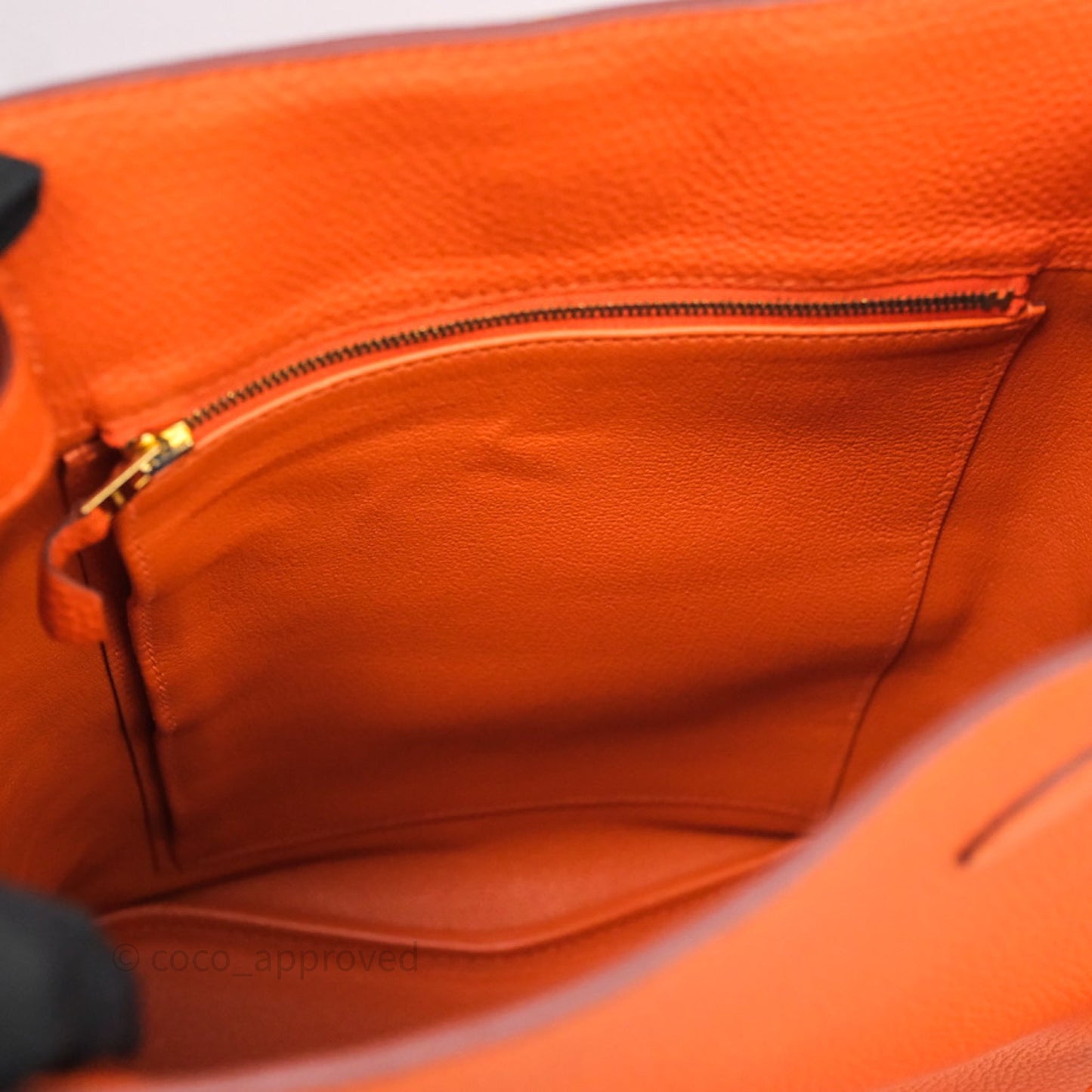 Hermes Kelly So Orange Togo Gold Hardware