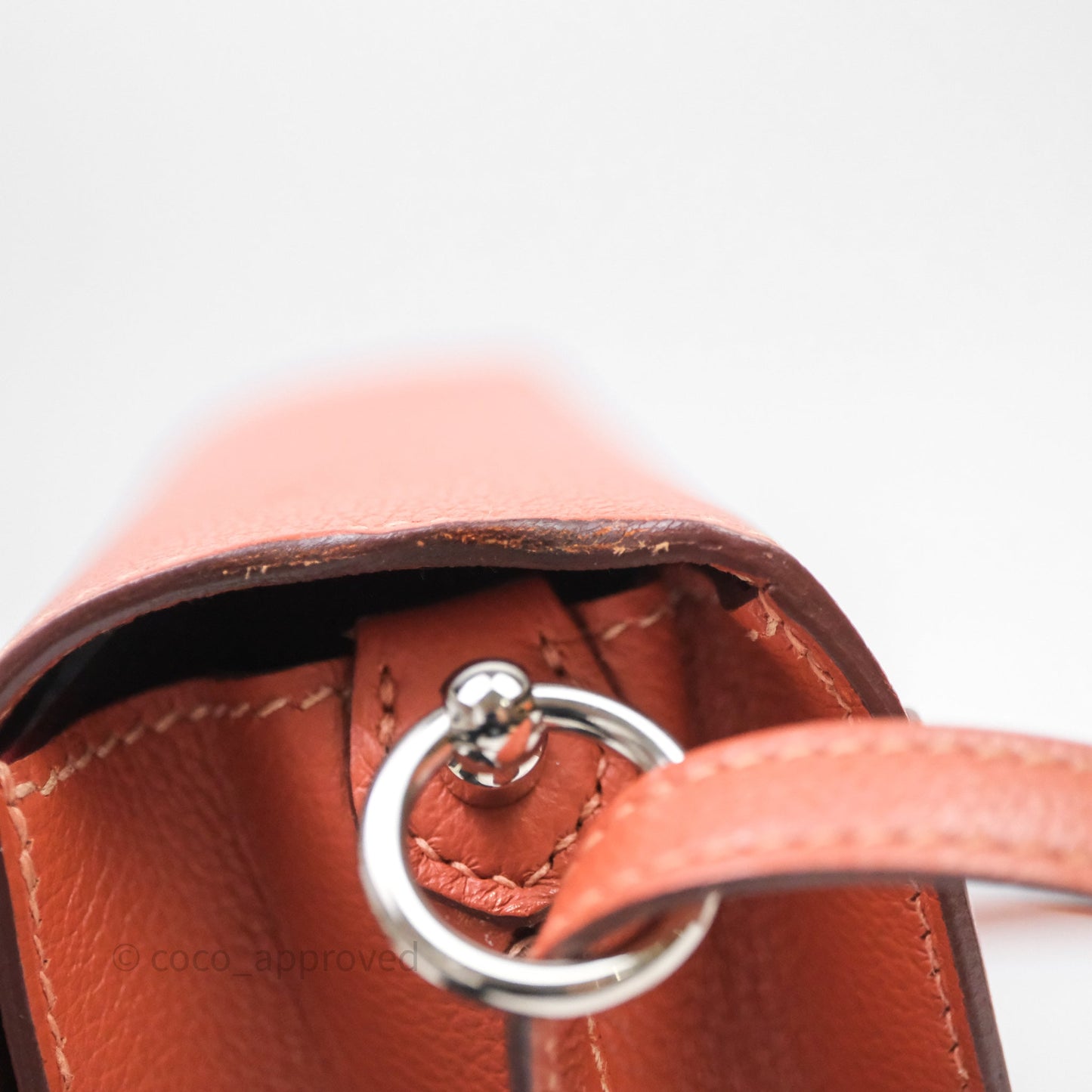 Hermès Roulis Mini 18 Evercolor AH Brush/ Rose Jaipur T5 Palladium Hardware