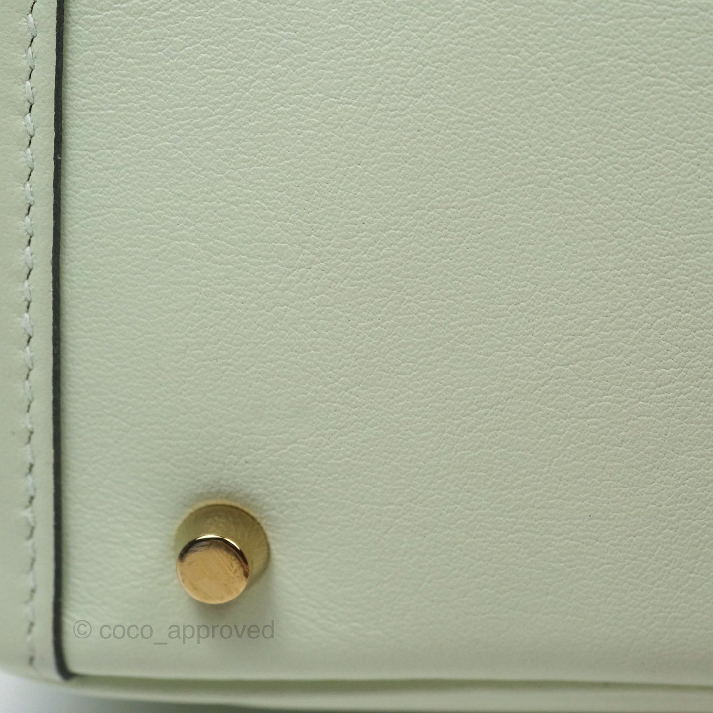 Hermès Mini Lindy Touch Vert Fizz 0S Swift Alligator Handle Gold Hardware