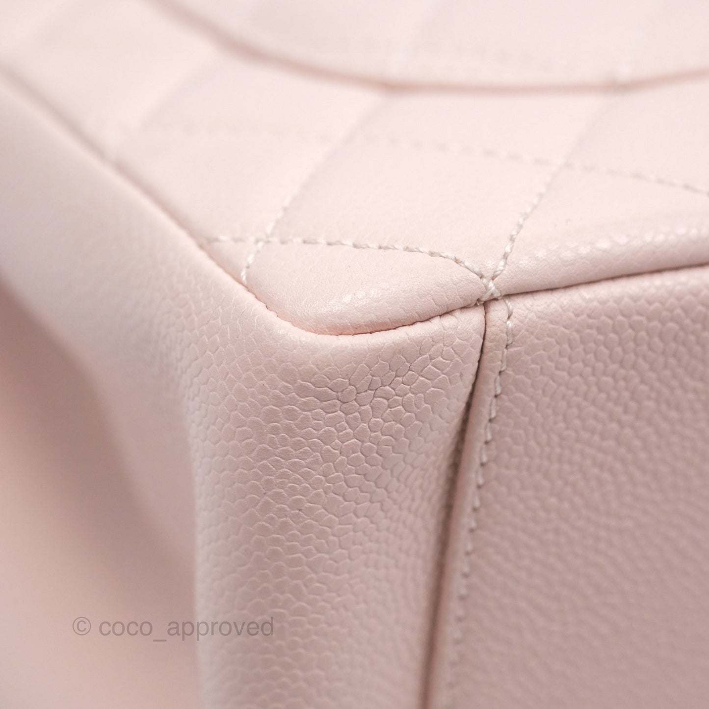 Chanel GST Pink Caviar Silver Hardware