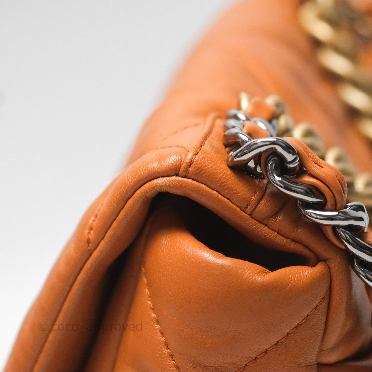 Chanel 19 Small Caramel Mixed Hardware