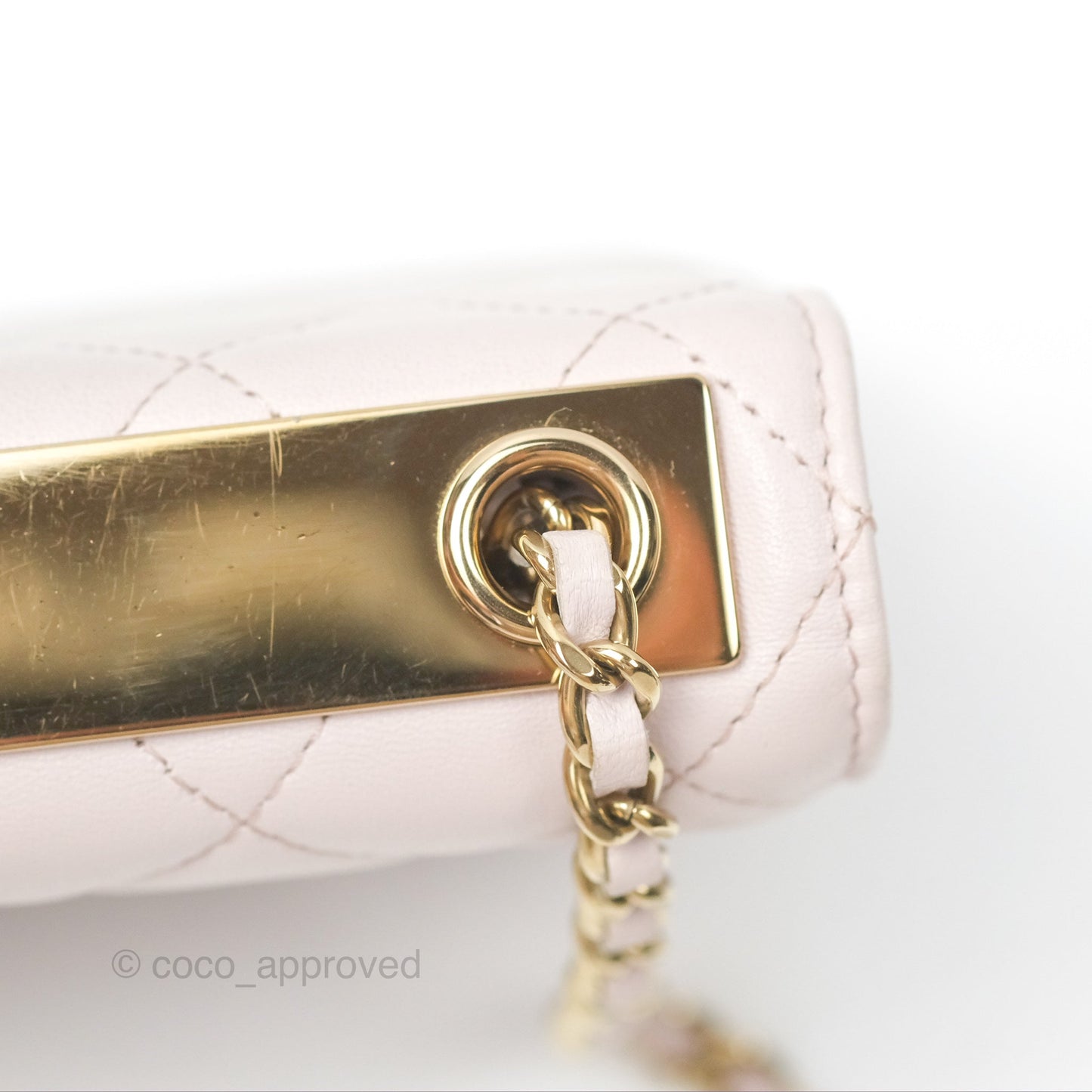 Chanel Trendy CC WOC Quilted Pink Lambskin Gold Hardware