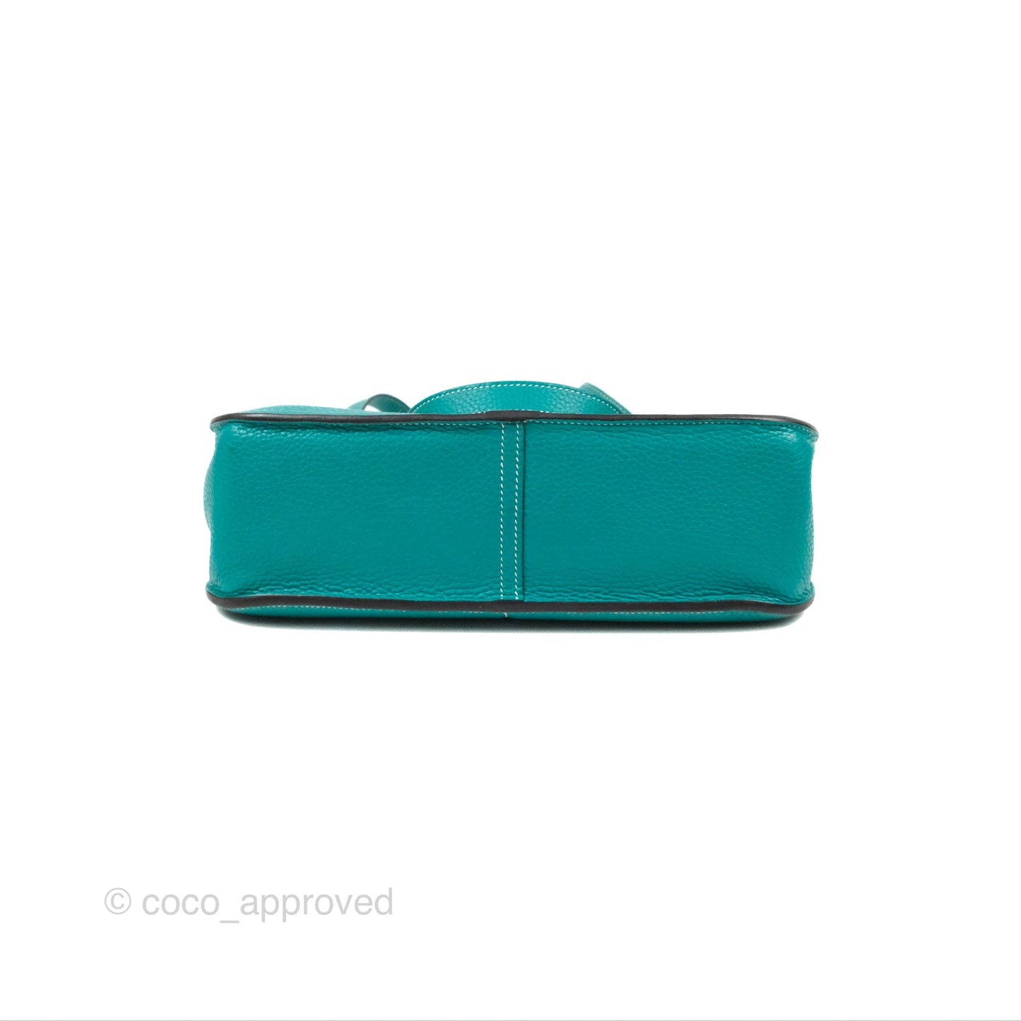Hermès Halzan 31 Vert Verone Clemence Palladium Hardware