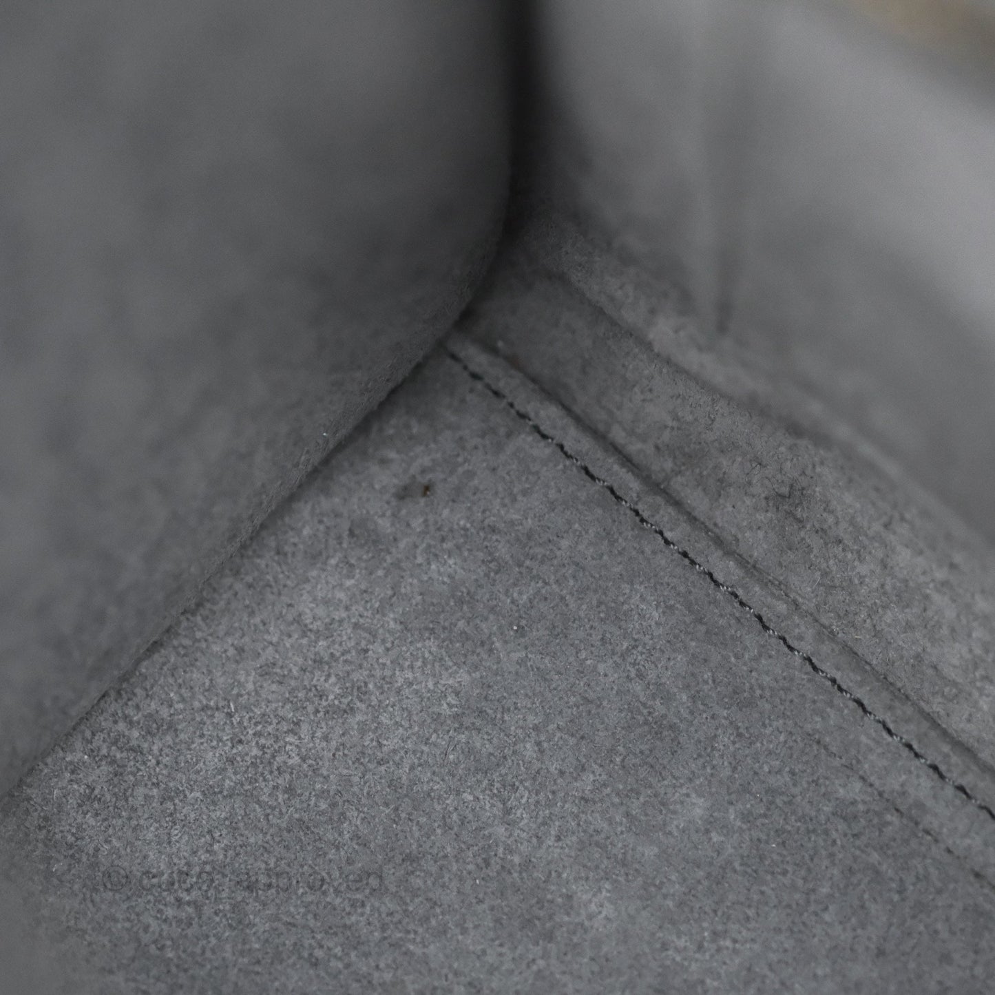 Celine Nano Luggage Bag Grey Drummed Calfskin