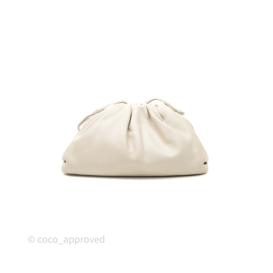 Bottega Veneta The Mini Pouch Ivory Calfskin