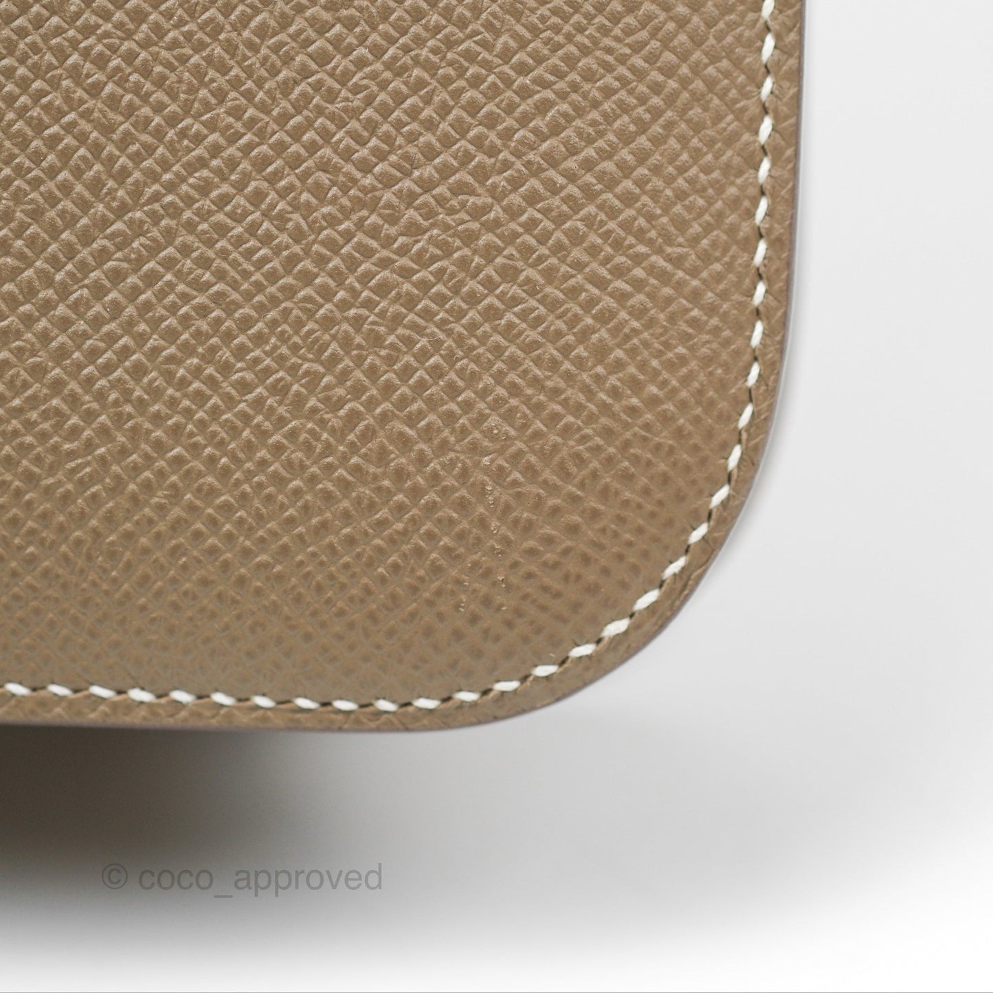 Hermès Constance 24 Mirror Etoupe 18 Epsom Rose Gold Hardware