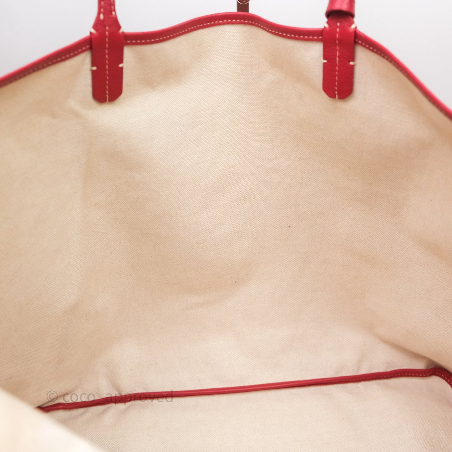 Goyard St Louis Tote GM Red