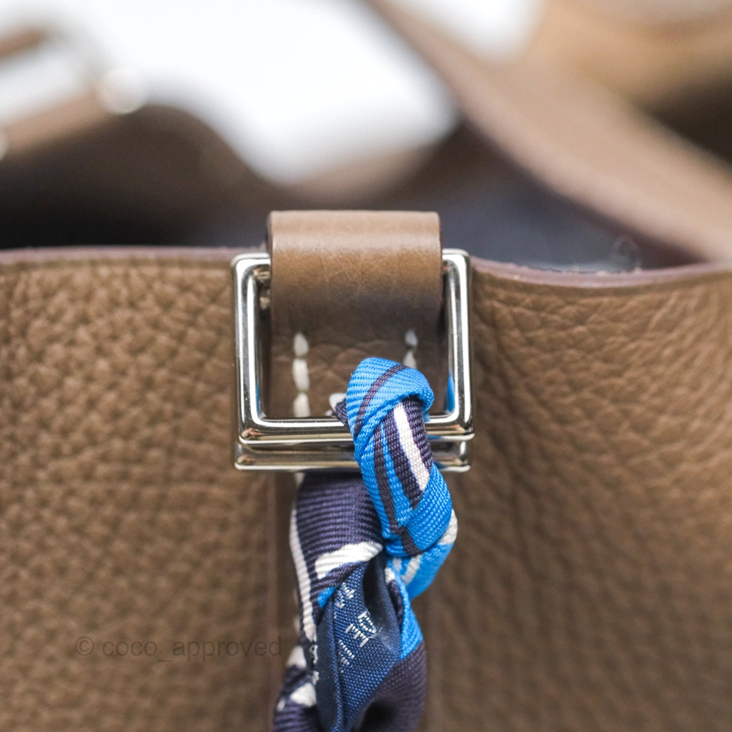 Hermès Picotin Lock 22 Etoupe Clemence Palladium Hardware