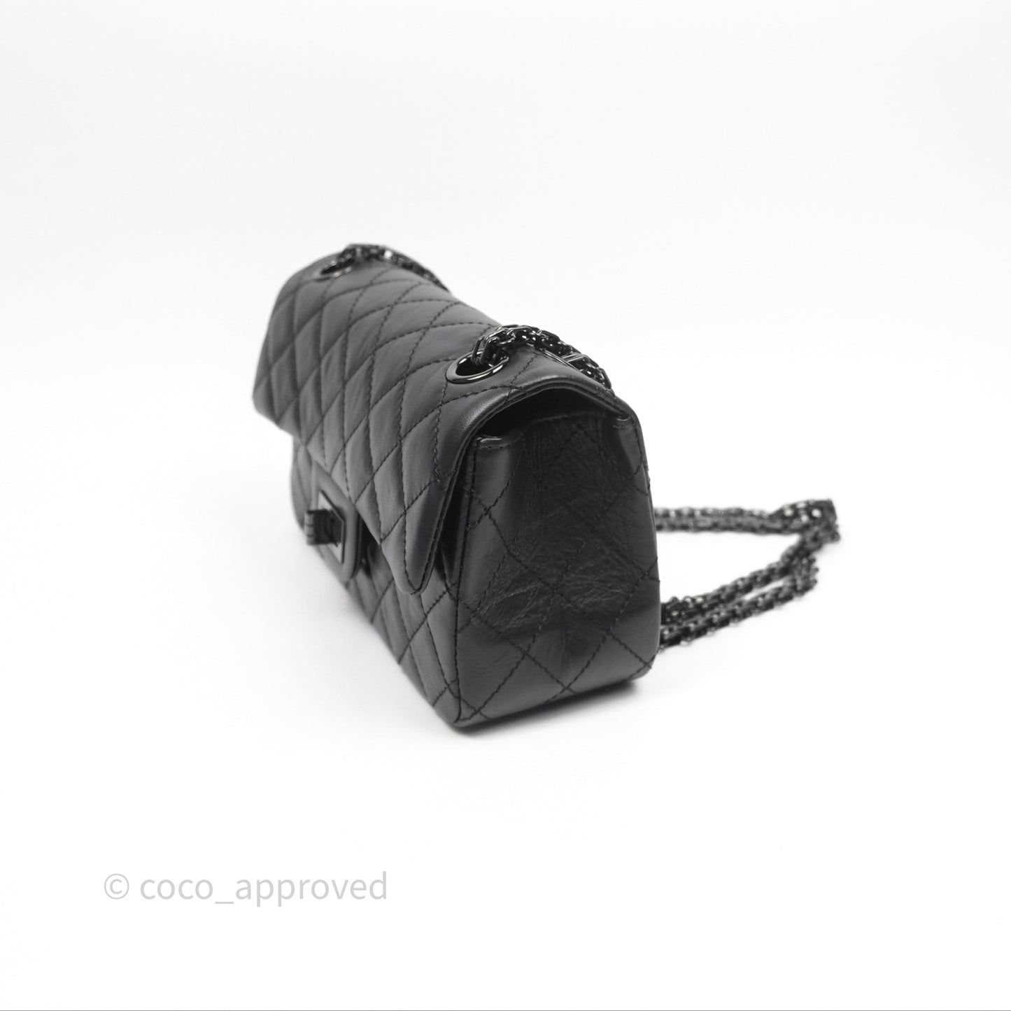 Chanel Quilted Mini Reissue 224 So Black Calfskin