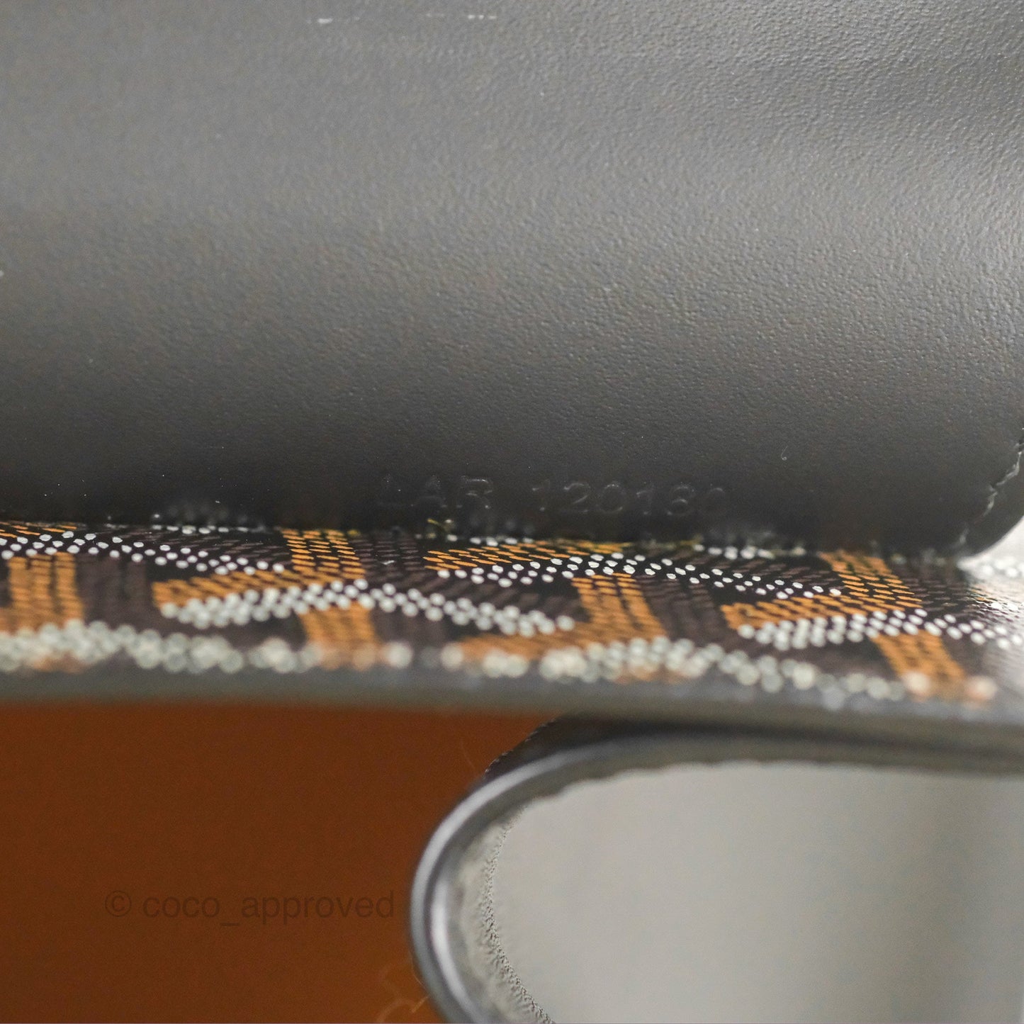 Goyard Saïgon Structuré PM Bag Black Goyardine Canvas