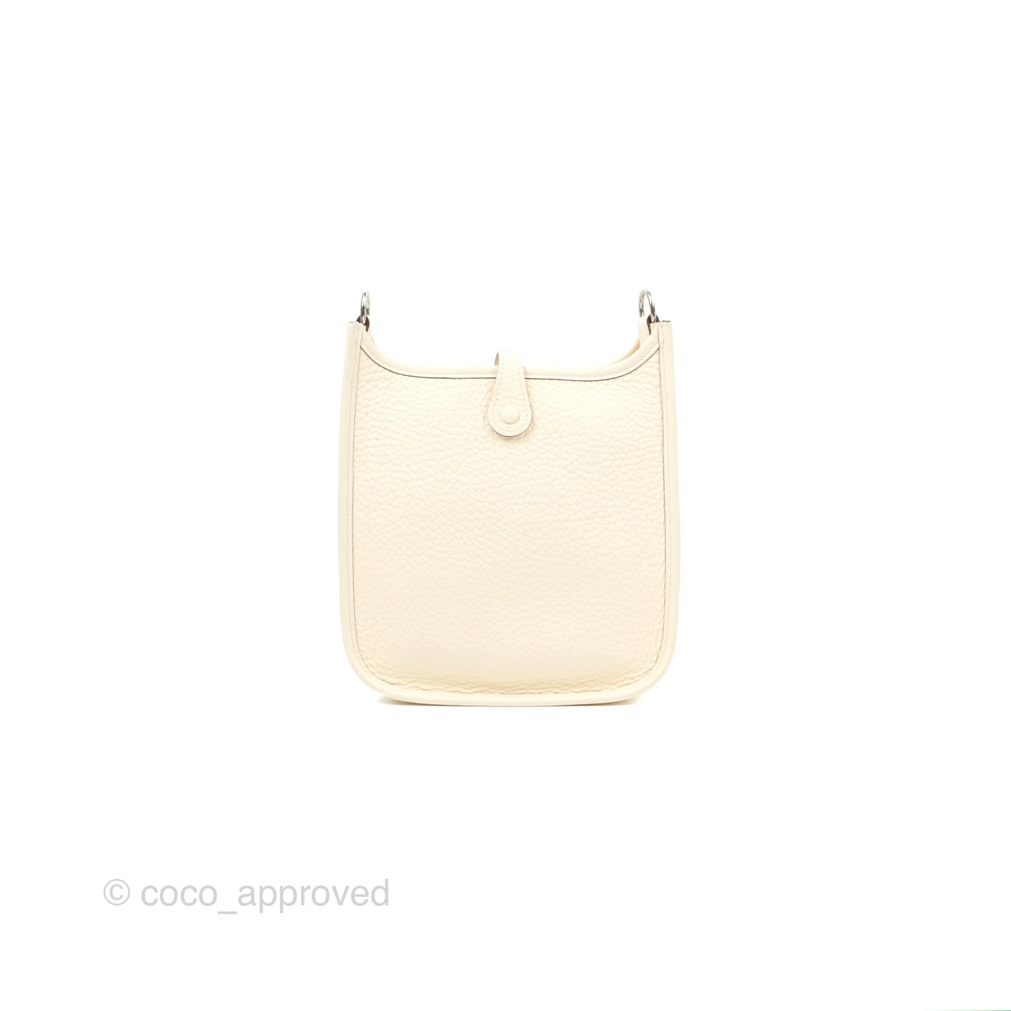 Hermès Mini Evelyne 16 Nata Clemence Palladium Hardware