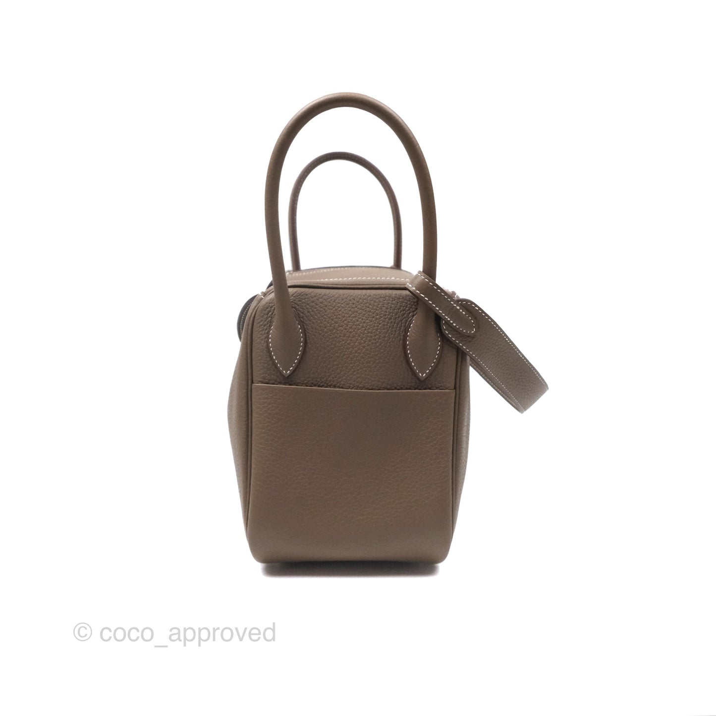 Hermès Lindy 26 Clemence Etoupe 18 Palladium Hardware