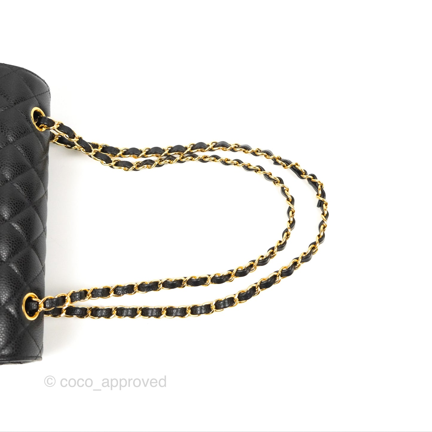 Chanel Small Classic Quilted Flap Black Caviar Gold Hardware