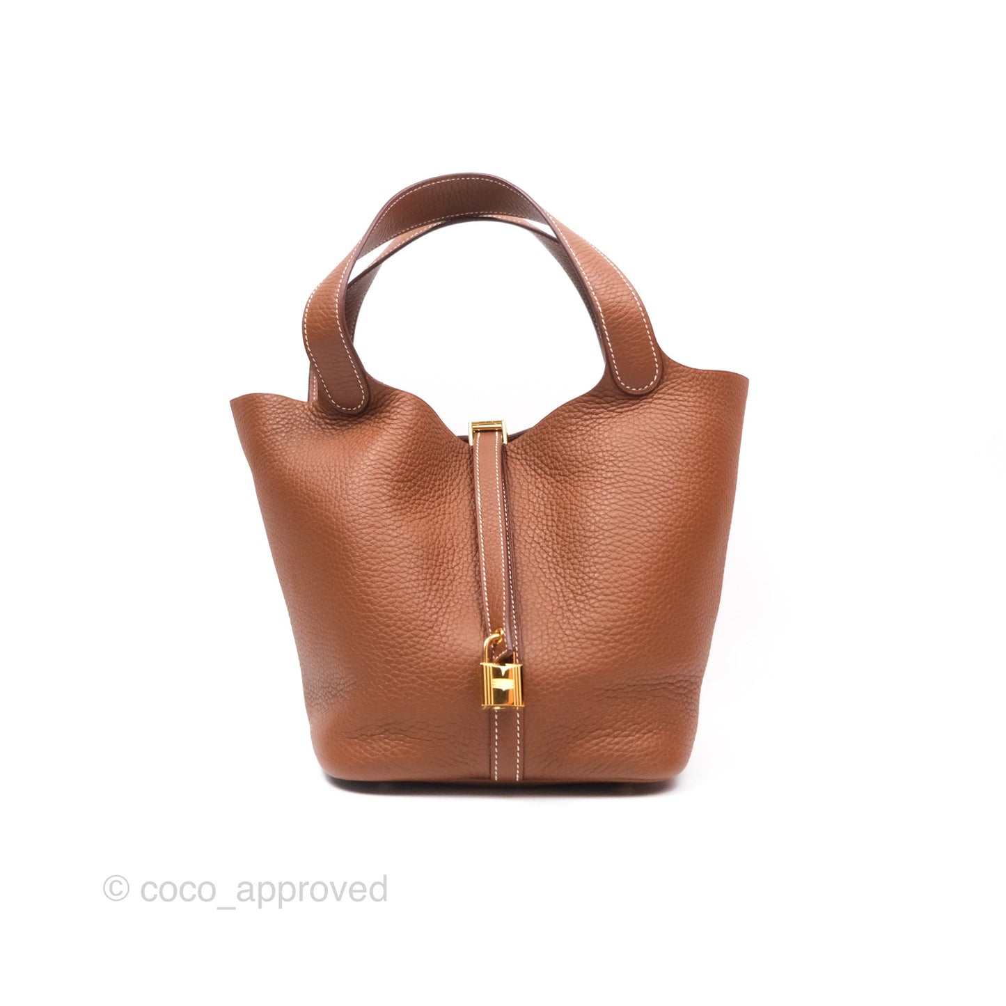 Hermès Picotin Lock 22 Gold 37 Clemence Gold Hardware