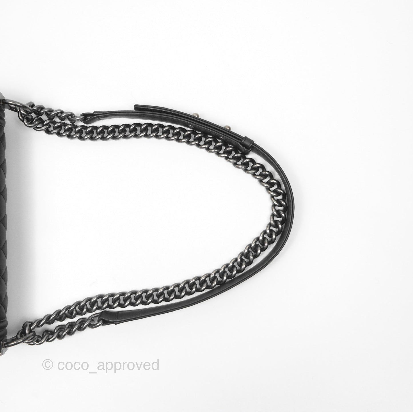 Chanel Boy Quilted Medium Black Calfskin Ruthenium Hardware