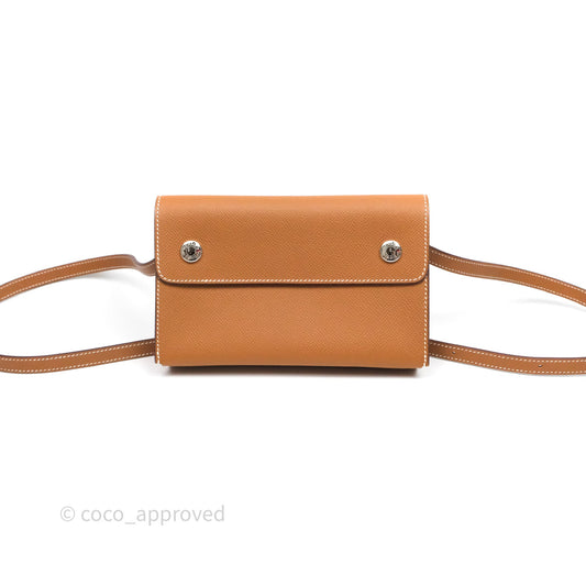 Hermès Hermesnap Wallet Epsom Gold 37 Palladium Hardware