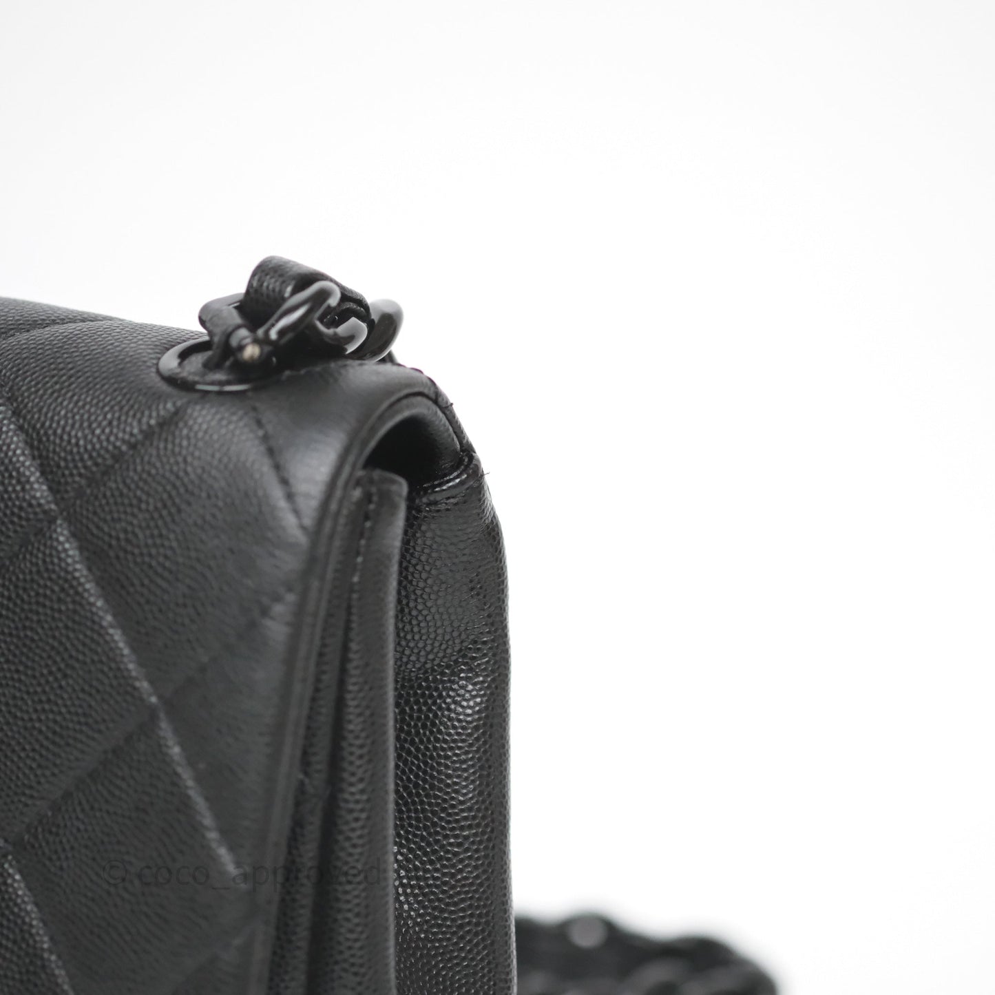 Chanel Quilted My Everything Medium Flap Bag So Black Caviar Incognito Hardware