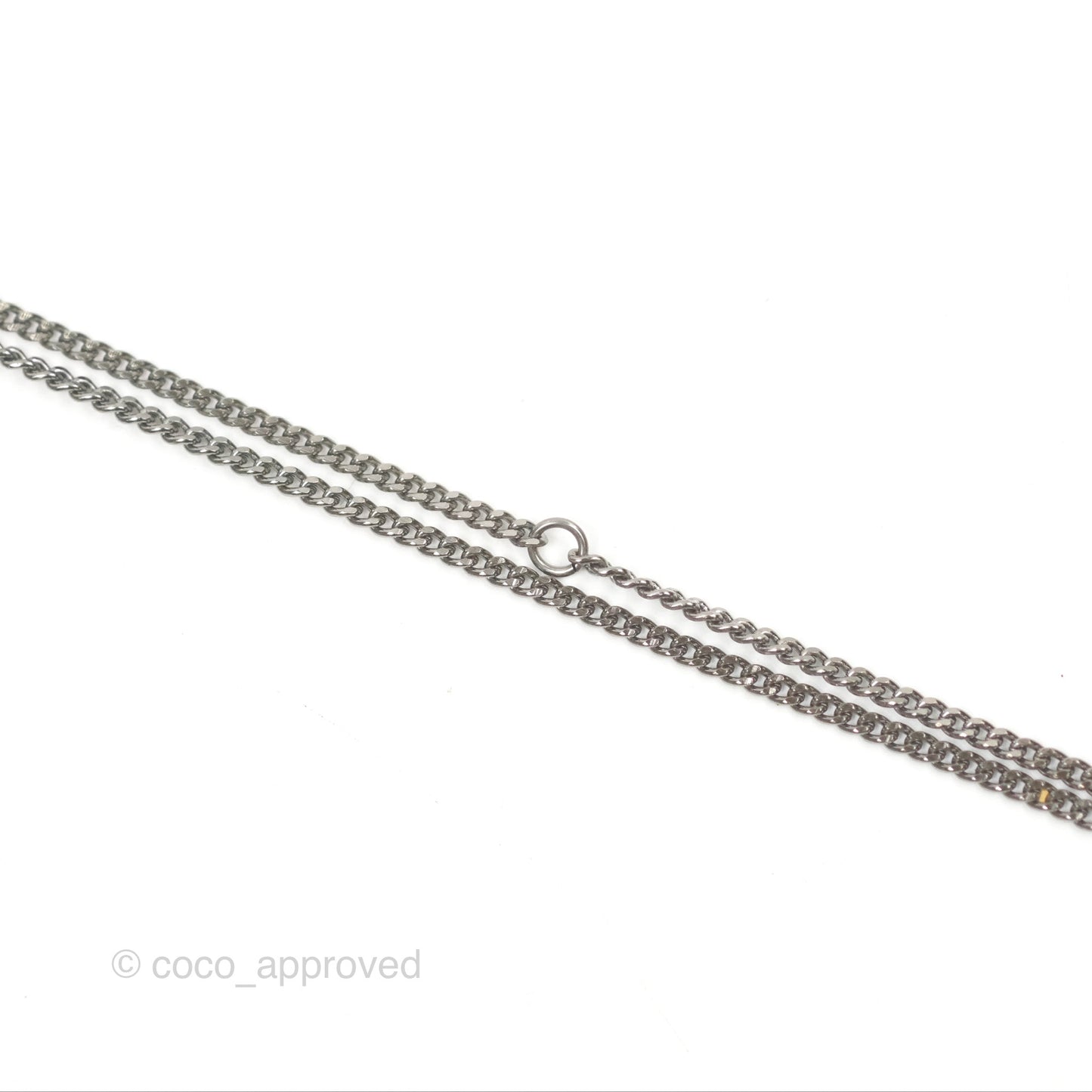 Chanel Round CC Necklace Crystal