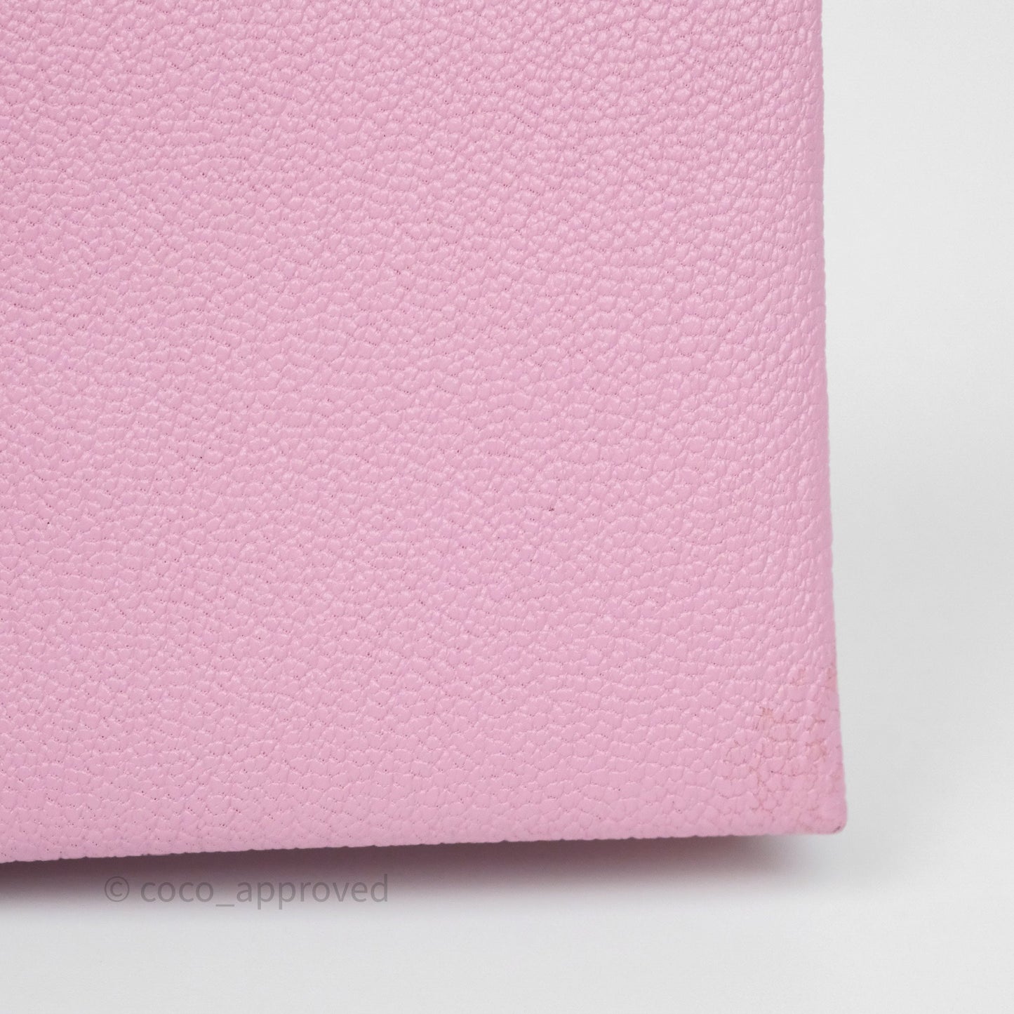 Hermès Calvi Card Holder Mauve Sylvestre Chèvre Mysore