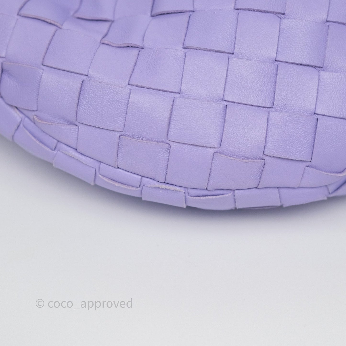 Bottega Veneta Teen Jodie Purple Intrecciato Lambskin