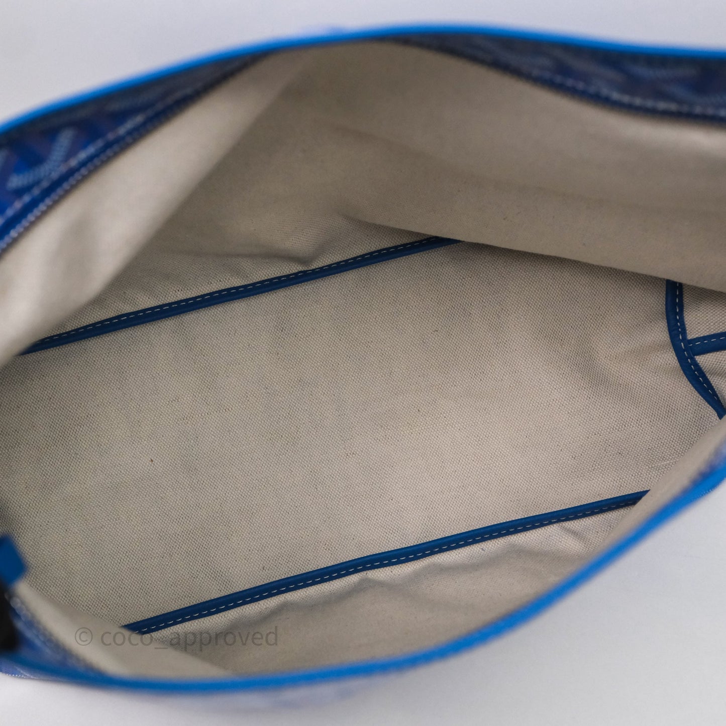 Goyard Bohème Hobo Bag Bleu Ciel Goyardine Canvas