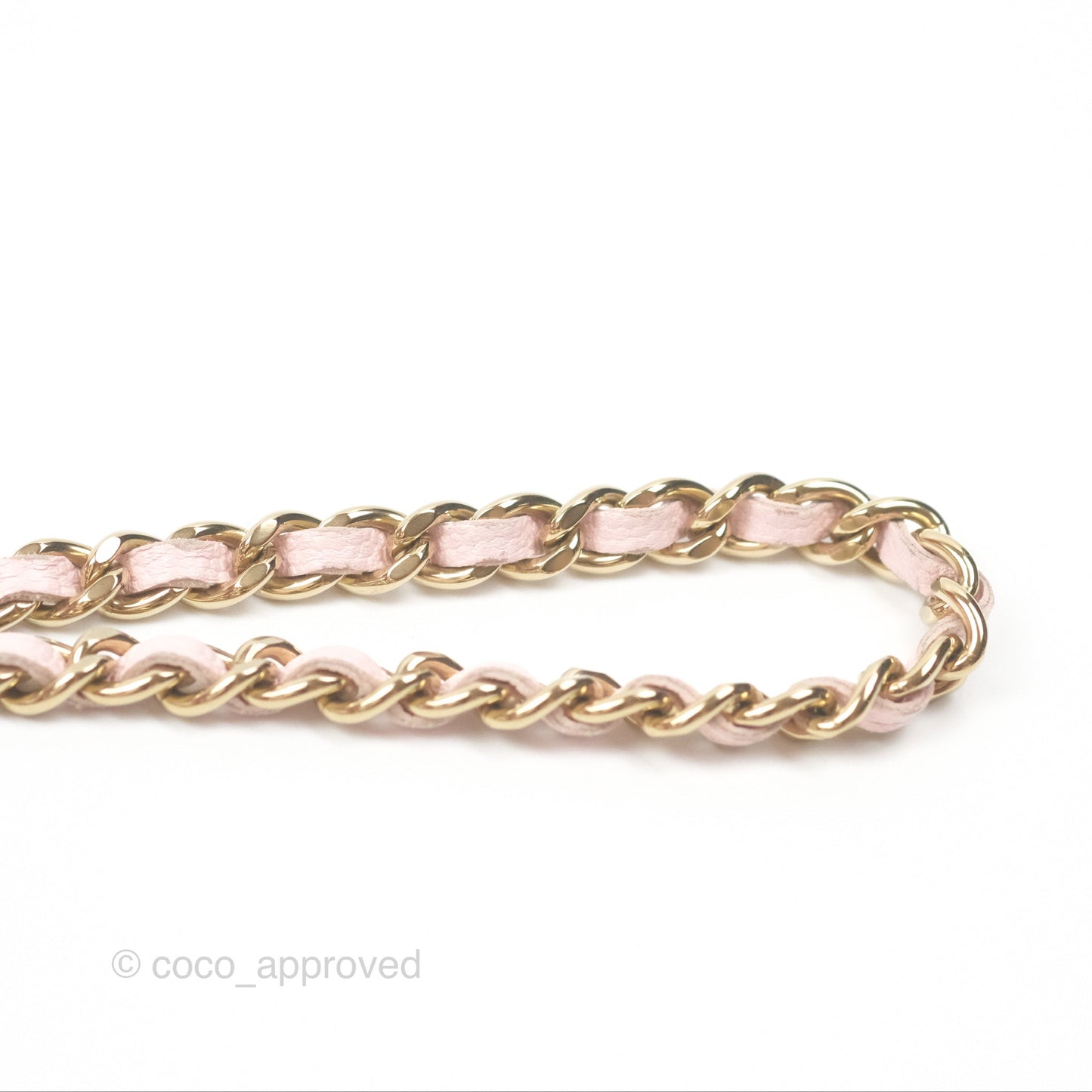 Chanel Quilted Classic Wallet on Chain WOC Pink Caviar Gold Hardware