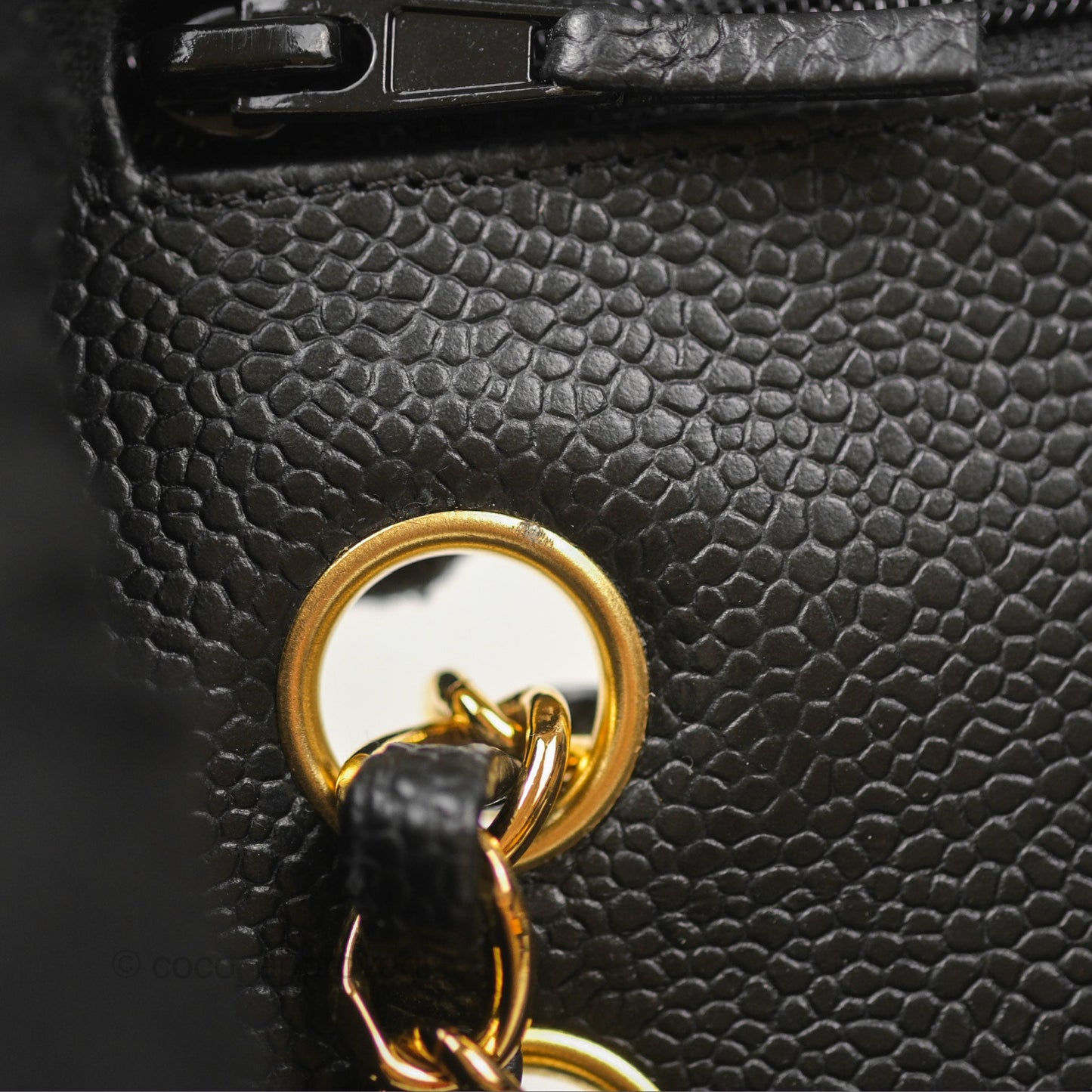 Chanel Classic Small S/M Flap Black Caviar Gold Hardware