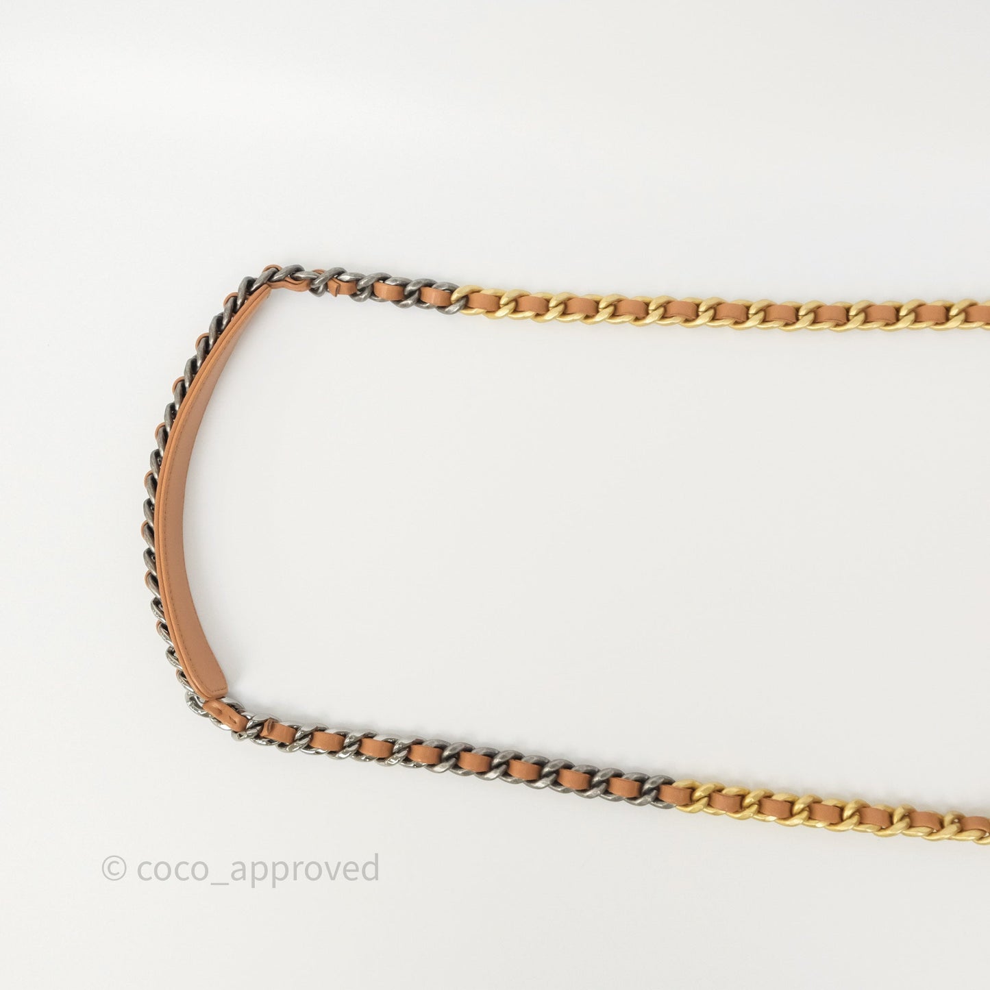 Chanel 19 Small Caramel Dark Beige Brown Mixed Hardware