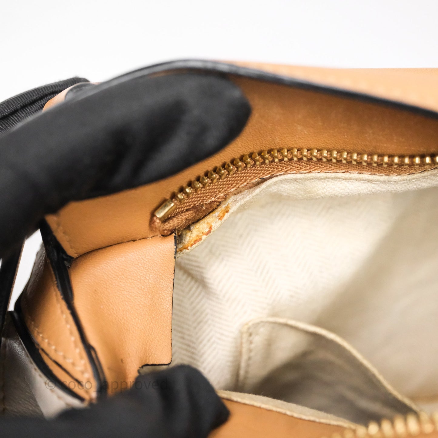 Loewe Small Puzzle Bag Warm Desert & Mink Two Tone Calfskin