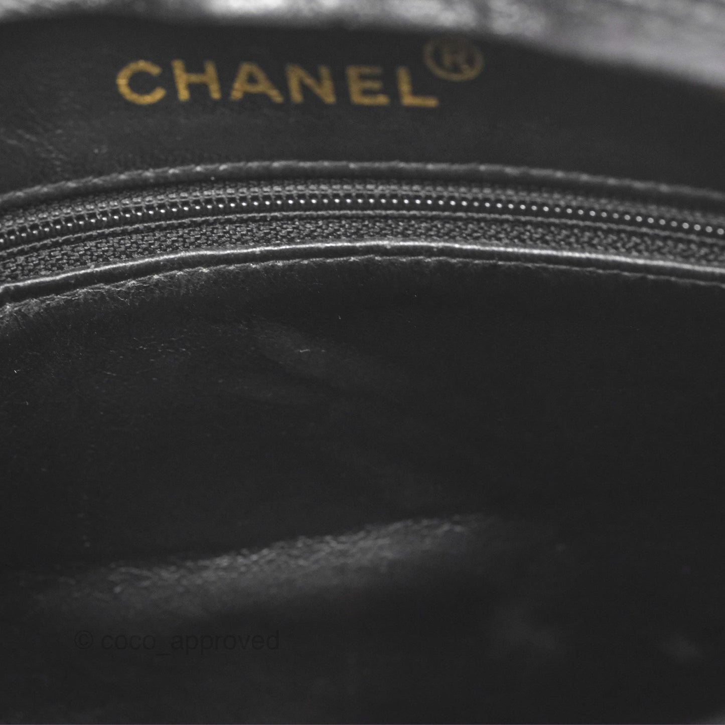Chanel Vintage Diana Fringe Camera Bag Black Lambskin 24K Gold Hardware