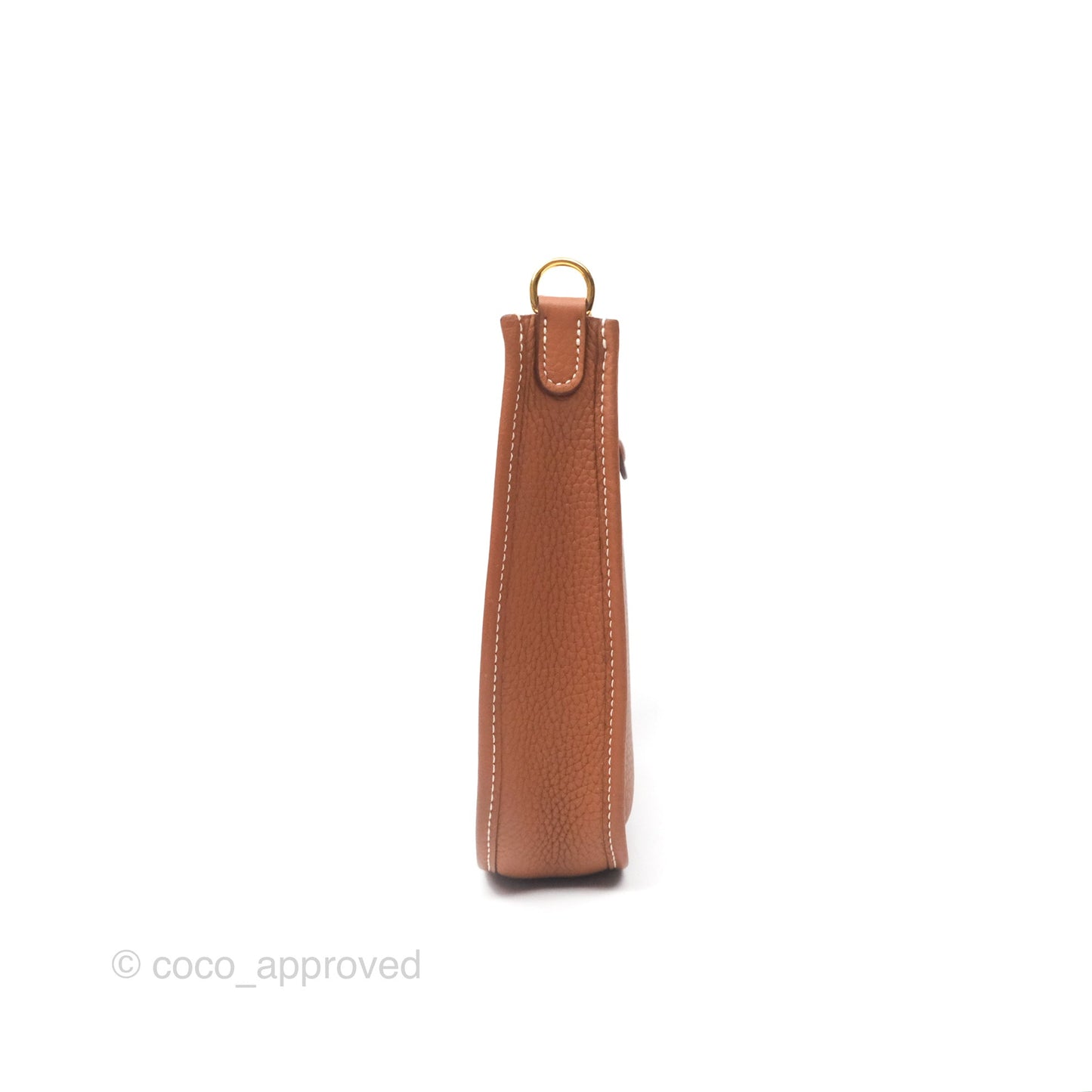 Hermès Mini Evelyne 16 Gold Clemence Gold Hardware