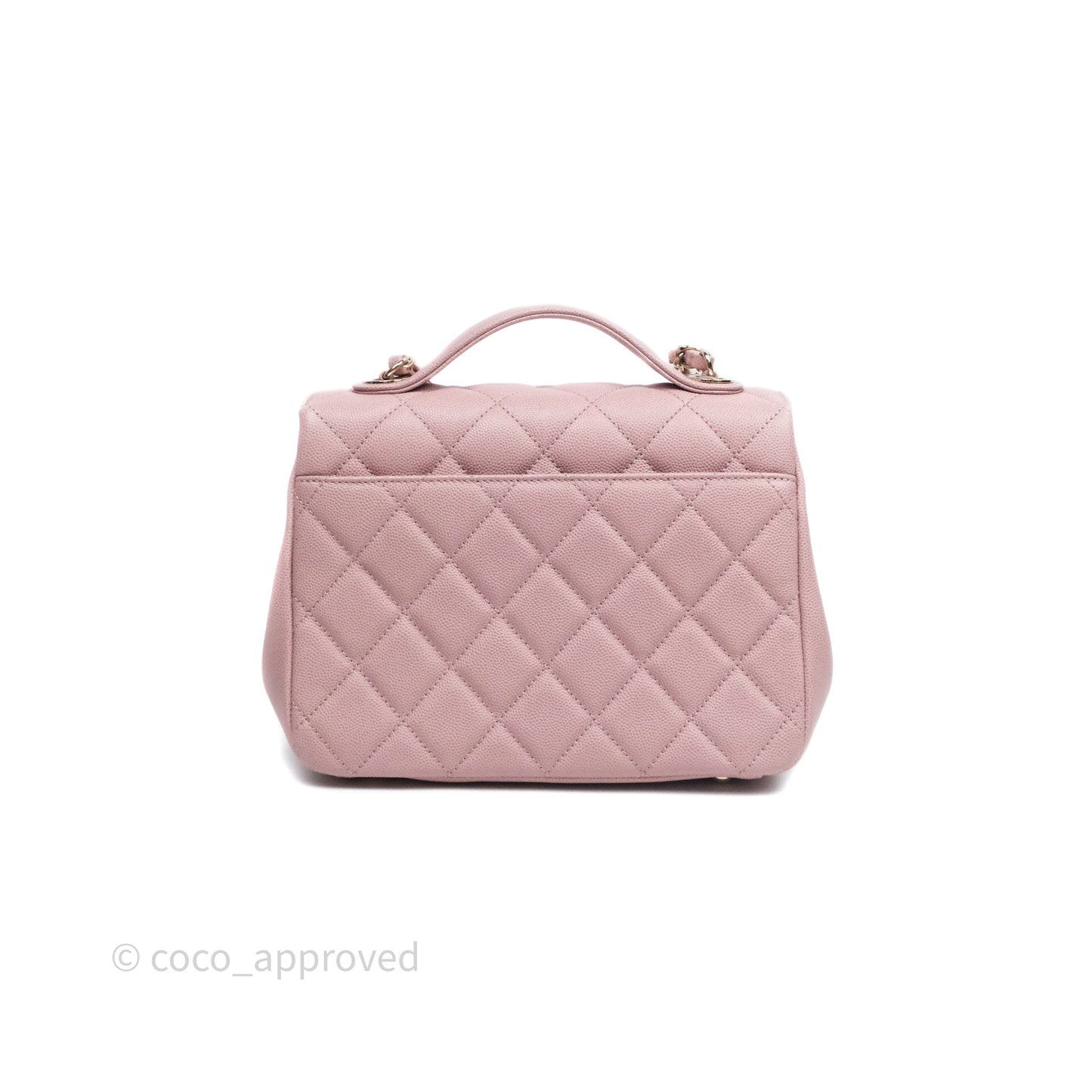 Chanel Quilted Medium Business Affinity Flap Pink Caviar Gold Hardware