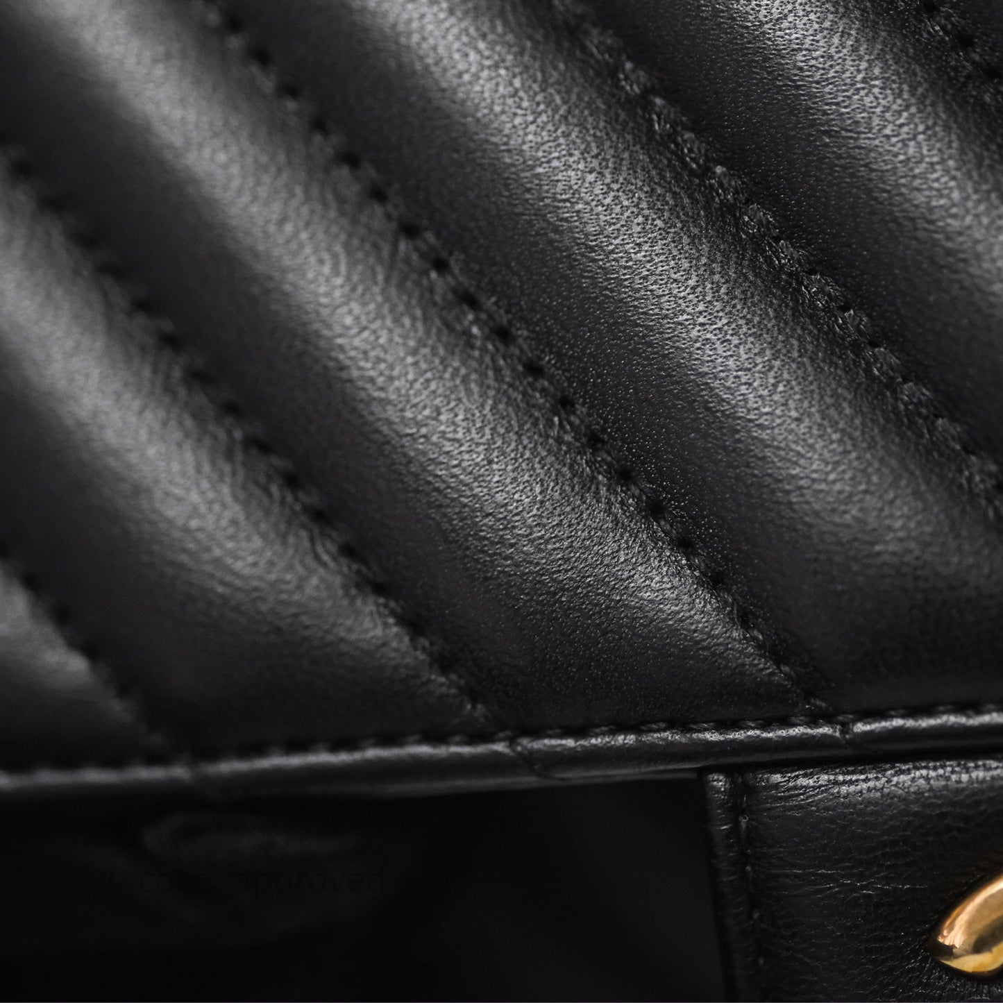 Chanel Mini Rectangular Chevron Black Lambskin Gold Hardware