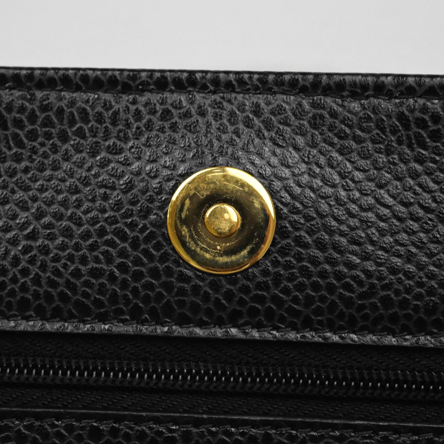 Chanel Classic Wallet On Chain WOC Quilted Black Caviar Gold Hardware
