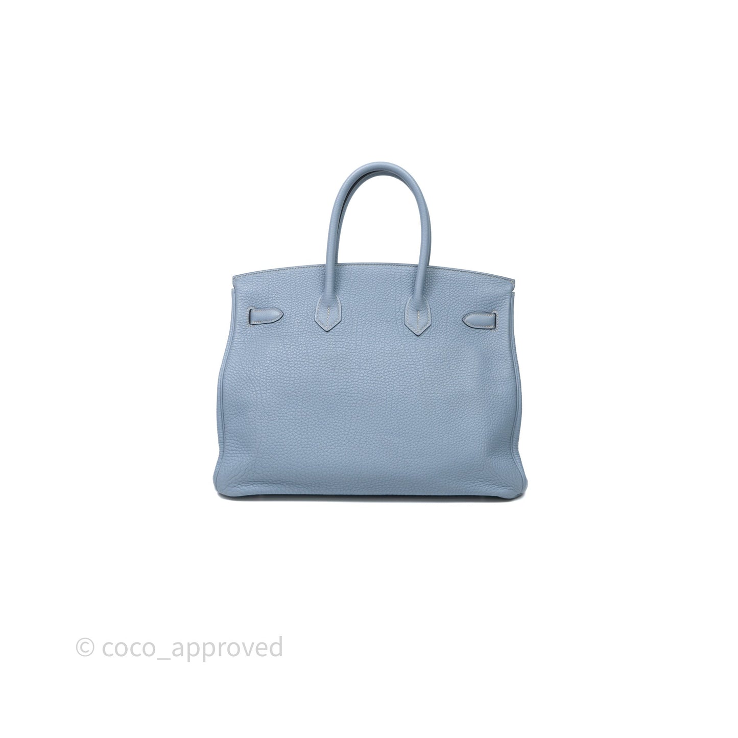 Hermès Birkin 35 Blue Ciel Togo Palladium Hardware