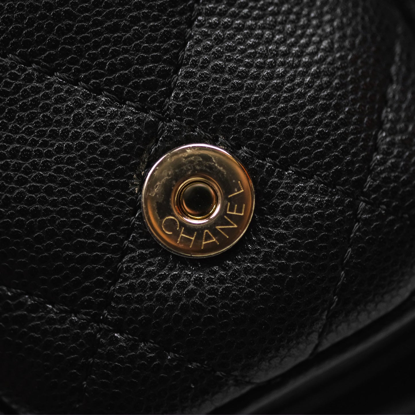 Chanel Small Duma Backpack Caviar Black Gold Hardware 23K