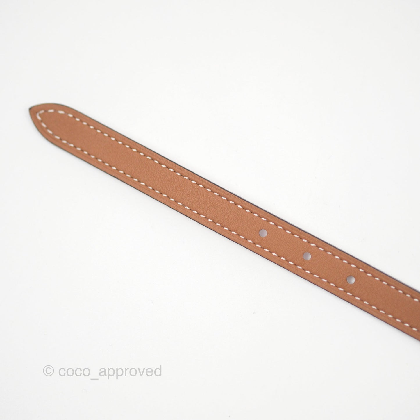 Hermès H Constance Mini Belt Buckle & Reversible Mauve Pale 09/ Gold 37 Swift / Epsom Gold Hardware