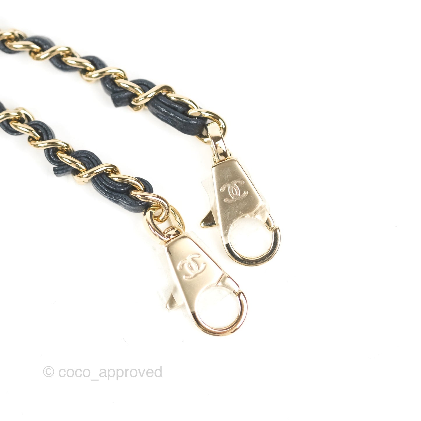 Chanel Mini Coco Handle Quilted Navy Caviar Gold Hardware