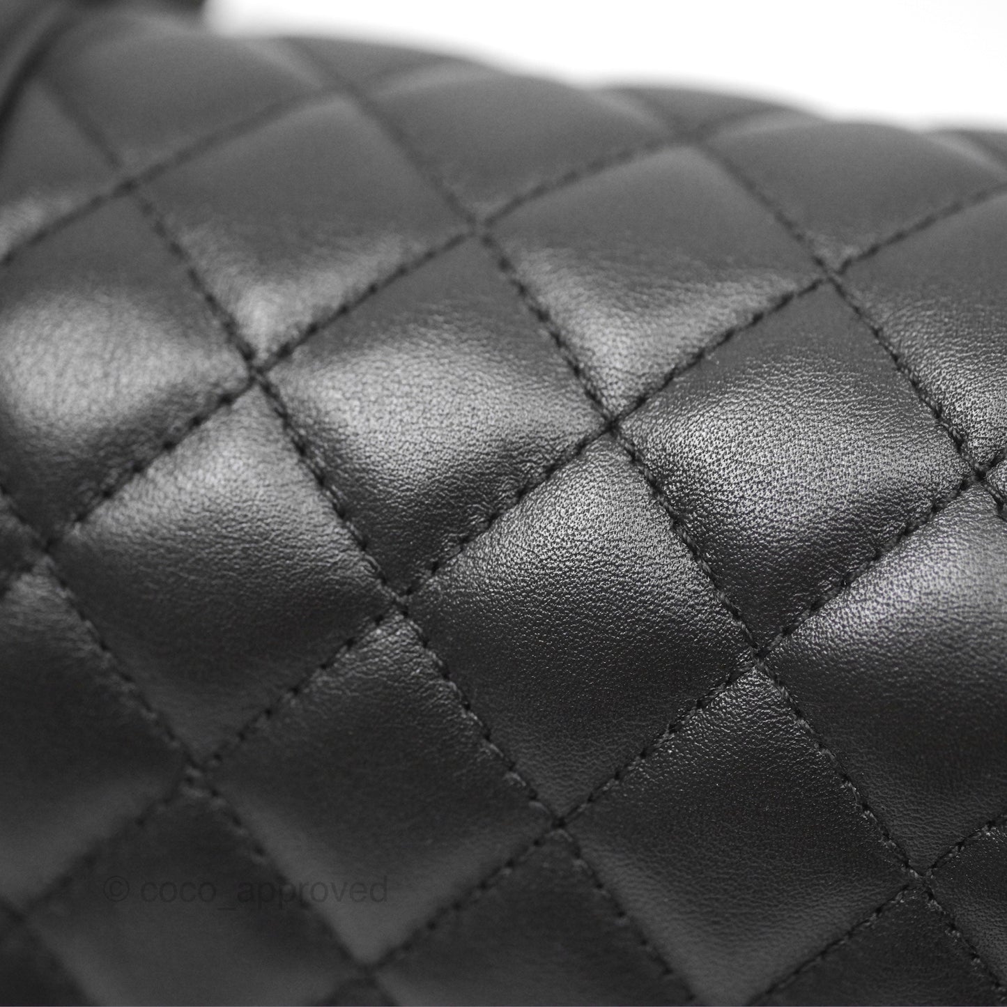 Chanel Medium Boy Quilted Black Calfskin Ruthenium Hardware
