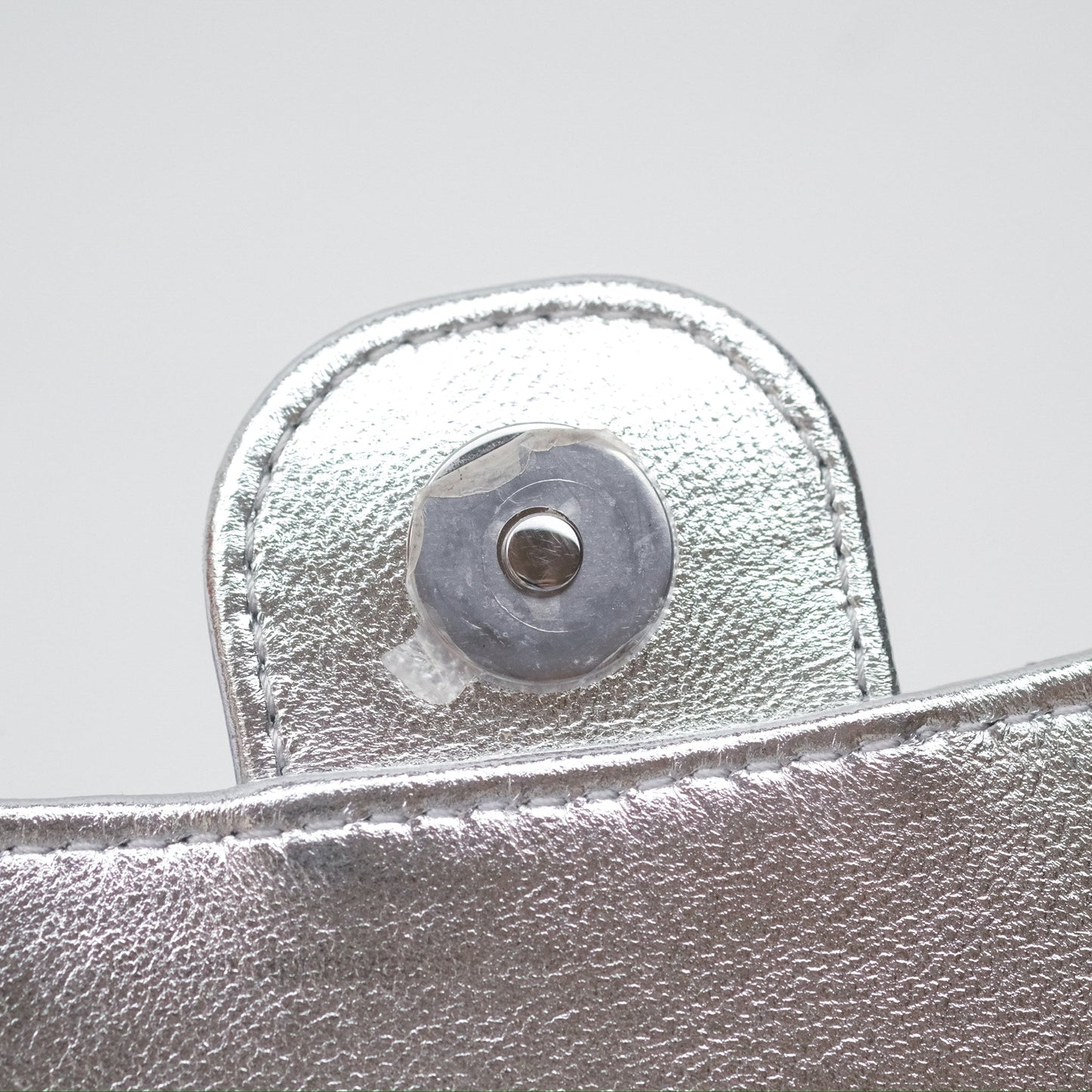 Chanel Classic Quilted Phone Holder Iridescent Rainbow Calfskin