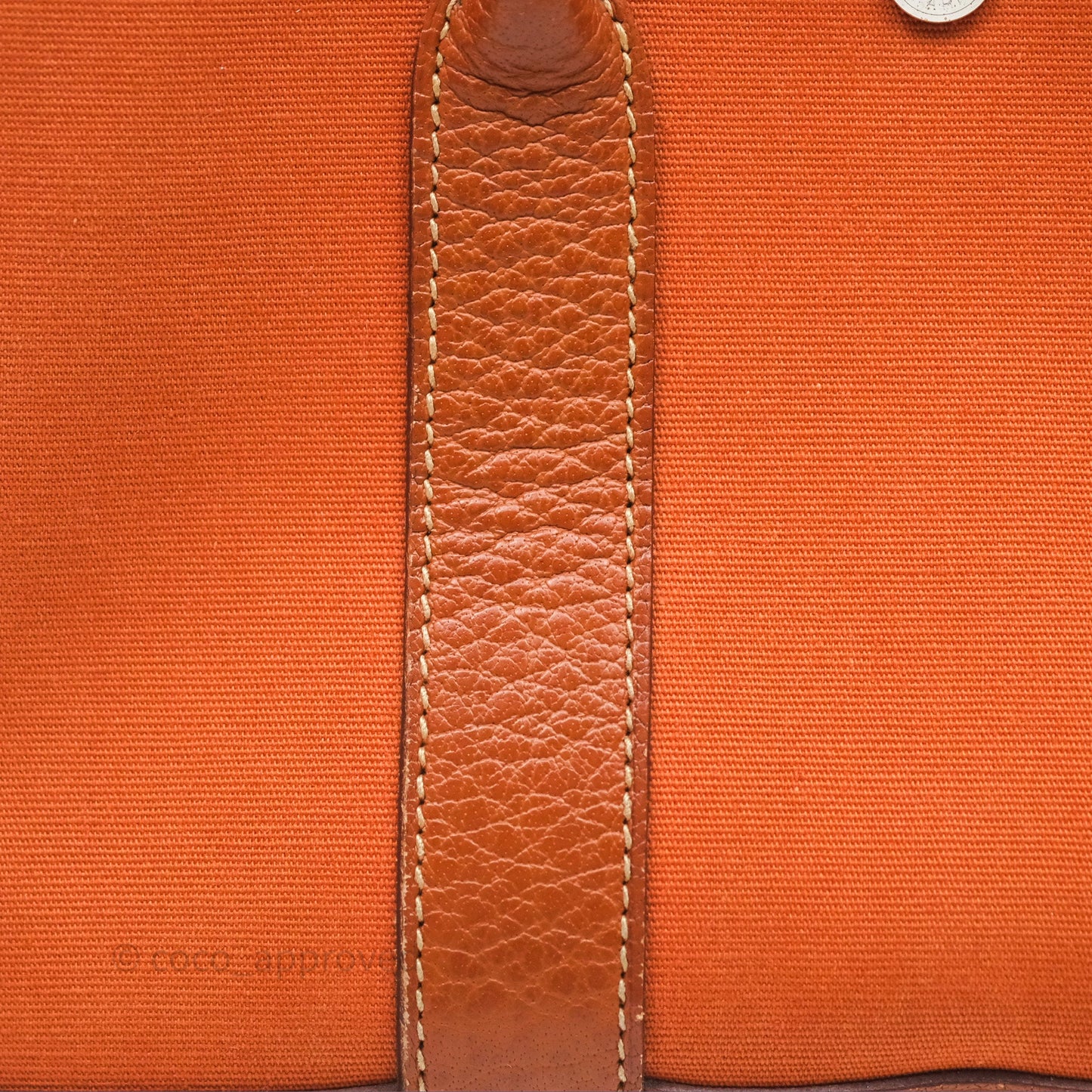 Hermès Mini Garden Party 23 Terre Battue/Cuivre Canvas