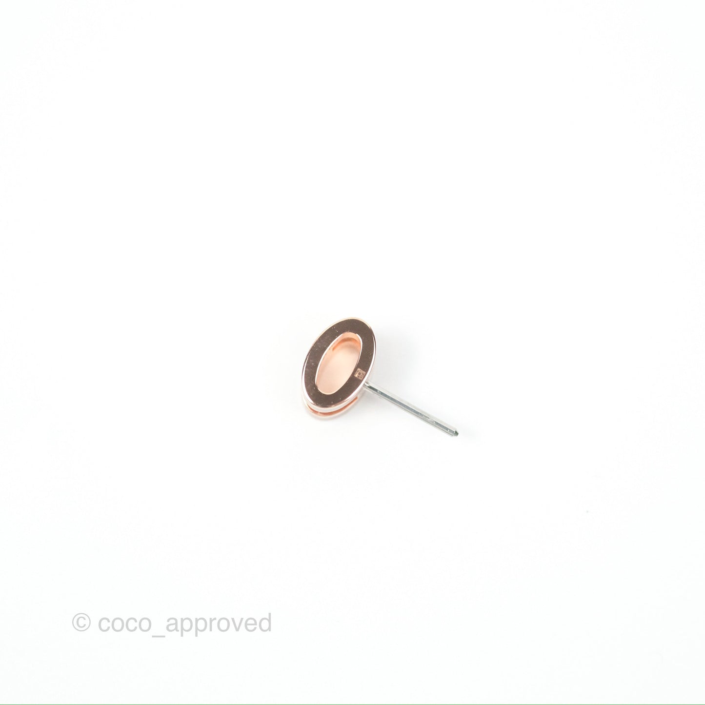 Hermès Mini Pop H Earrings New Gold Rose Gold Hardware