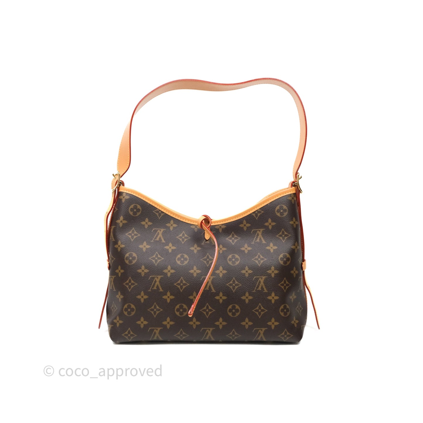 Louis Vuitton Carry All PM Shoulder Bag Monogram Canvas