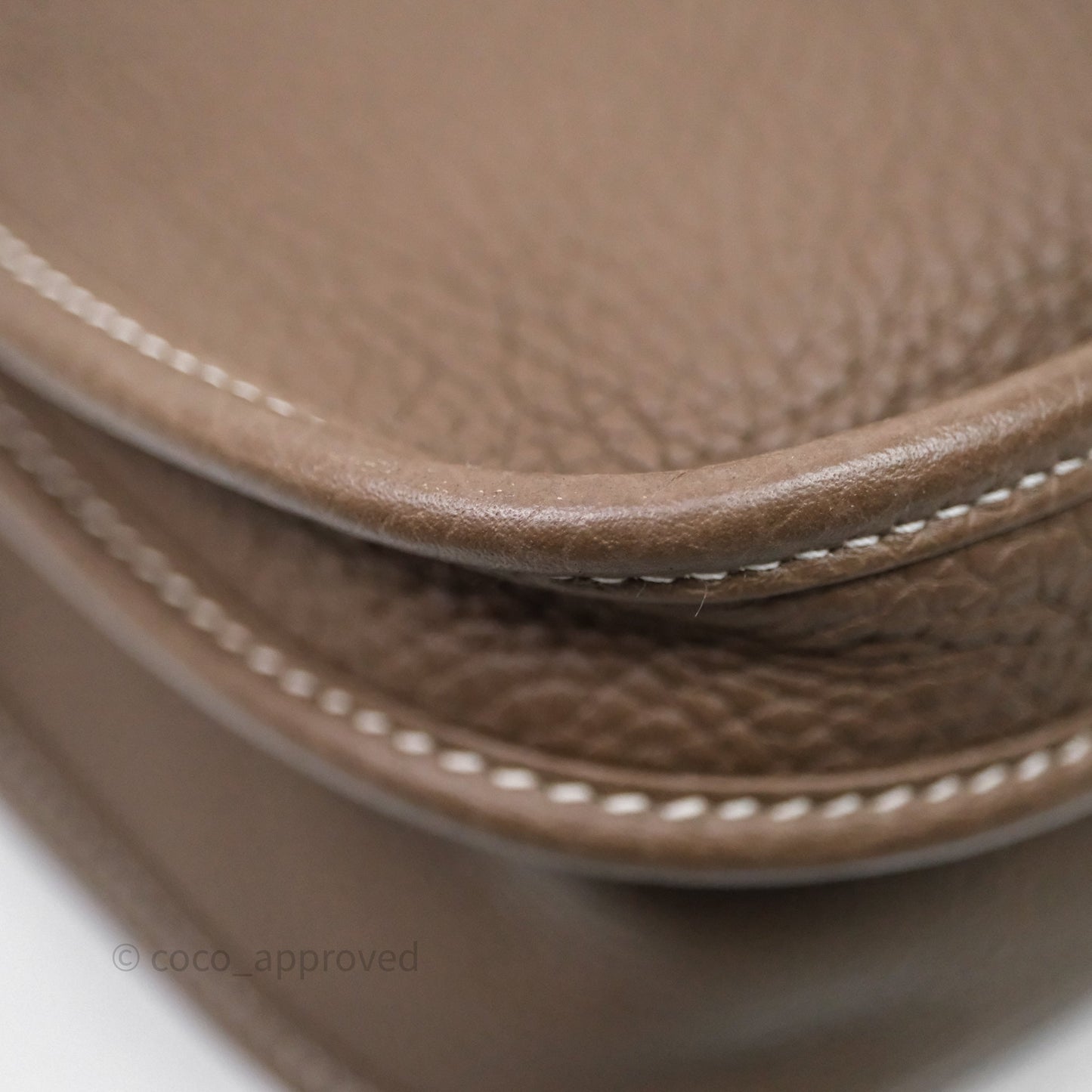 Hermes Evelyne III 29 Etoupe 18 Taurillon Clemence Gold Hardware