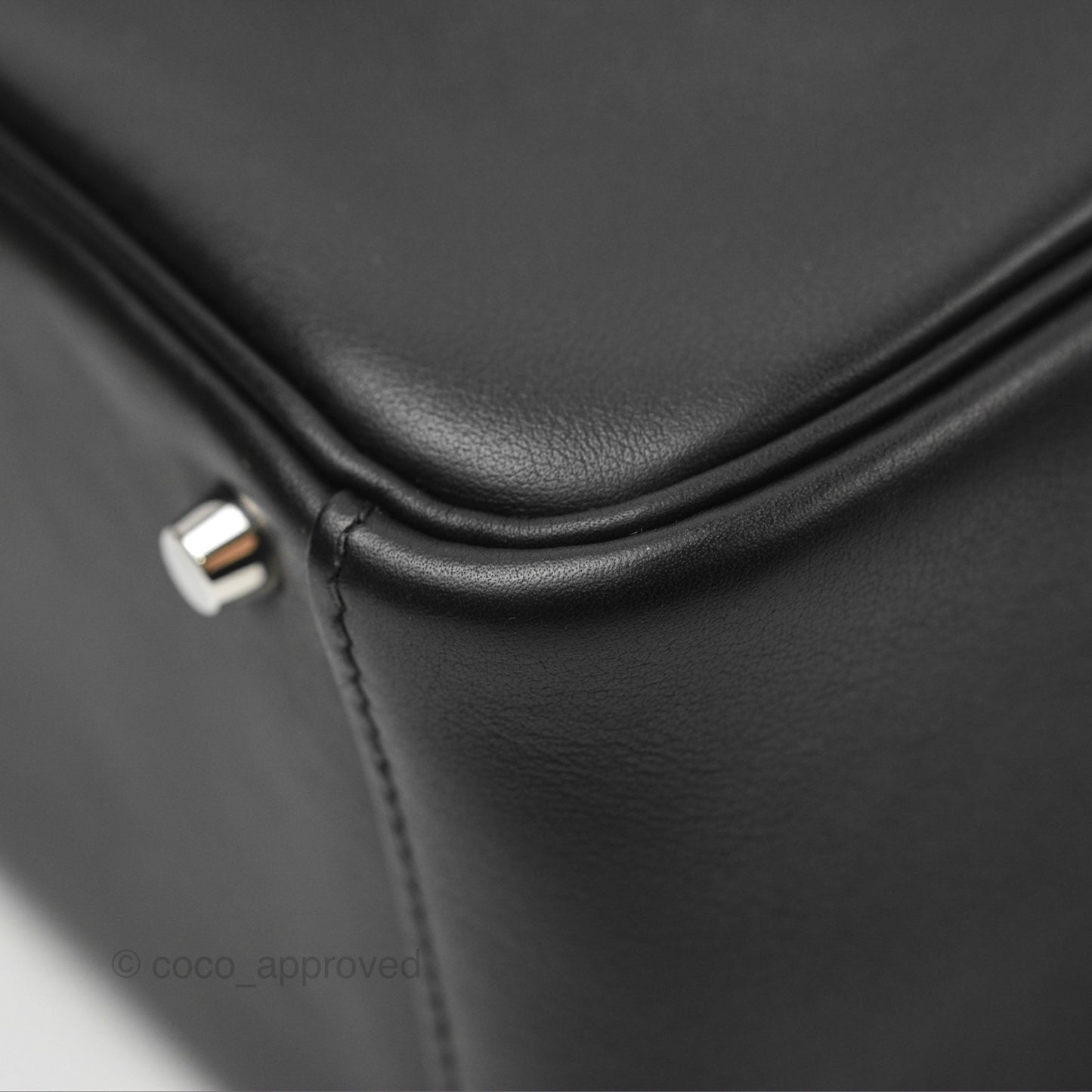 Hermès Mini Lindy 20 Back Swift Palladium Hardware